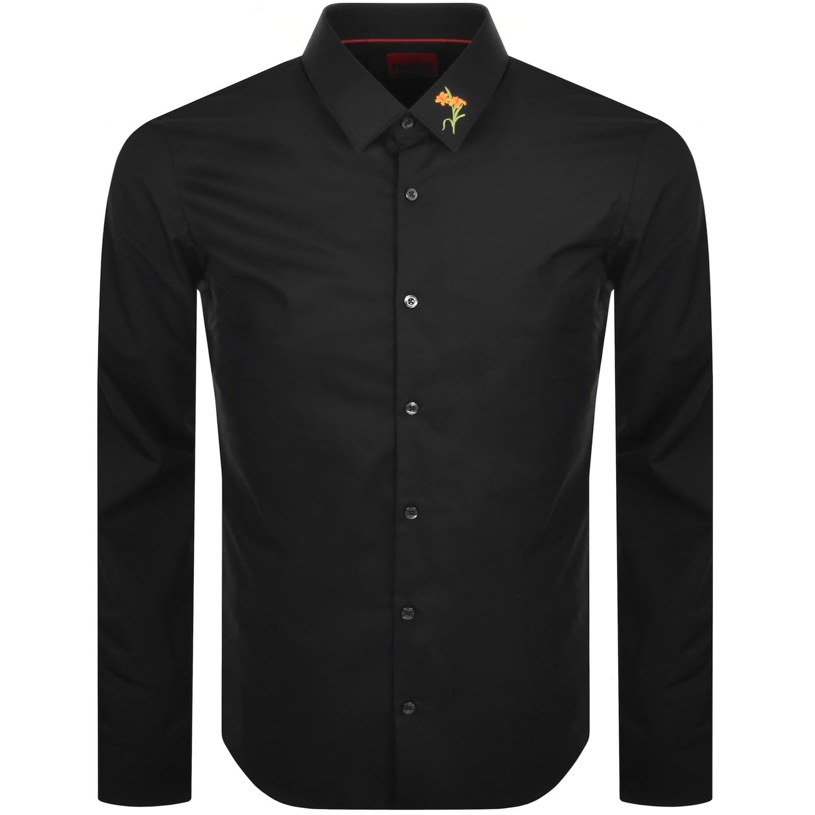 HUGO Long Sleeved Elisha 02 Shirt Black Mainline Menswear Canada