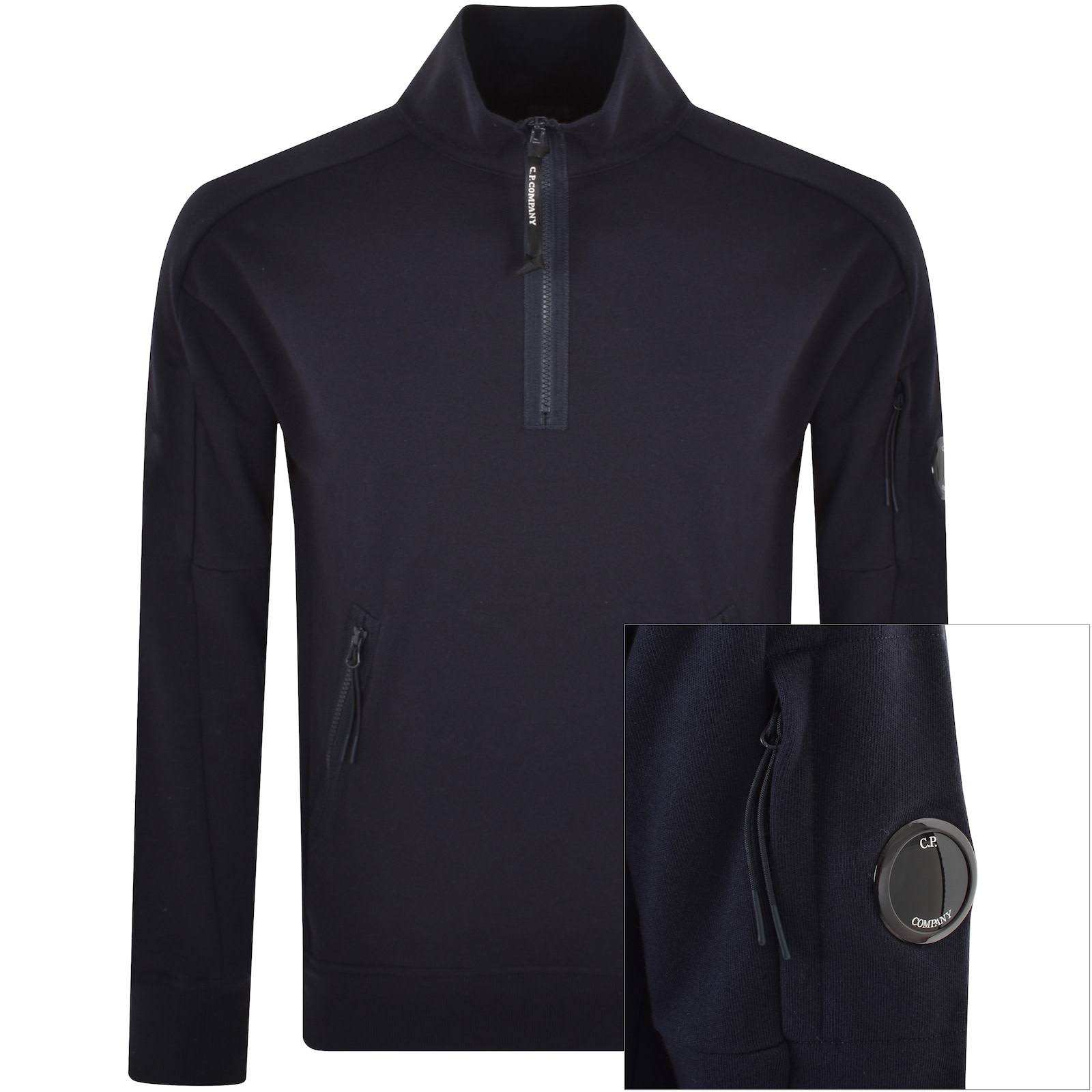 Cp Company Half Zip Sweatshirt Zip Fleece Sweatshirt Cp Company