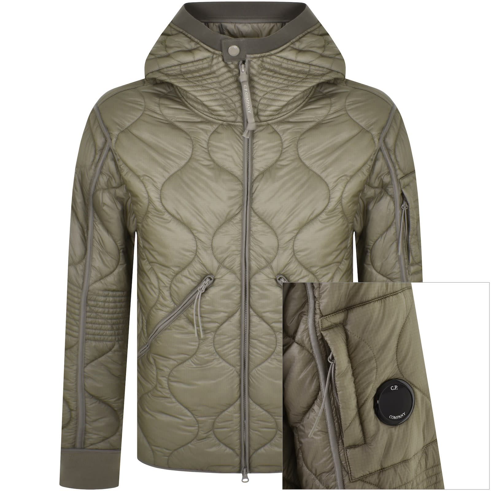 CP Company Medium Jacket Khaki Mainline Menswear Canada