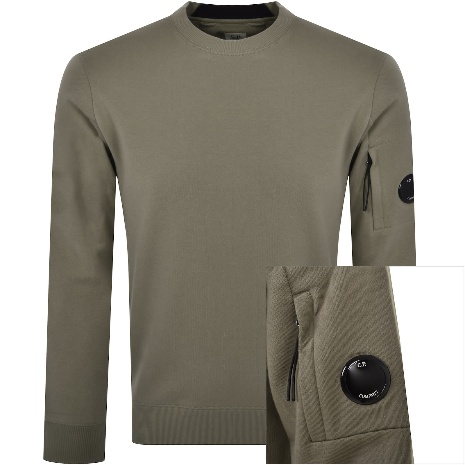 C.P. Company Diagonal Raised Walnut Sweatshirt Brown L