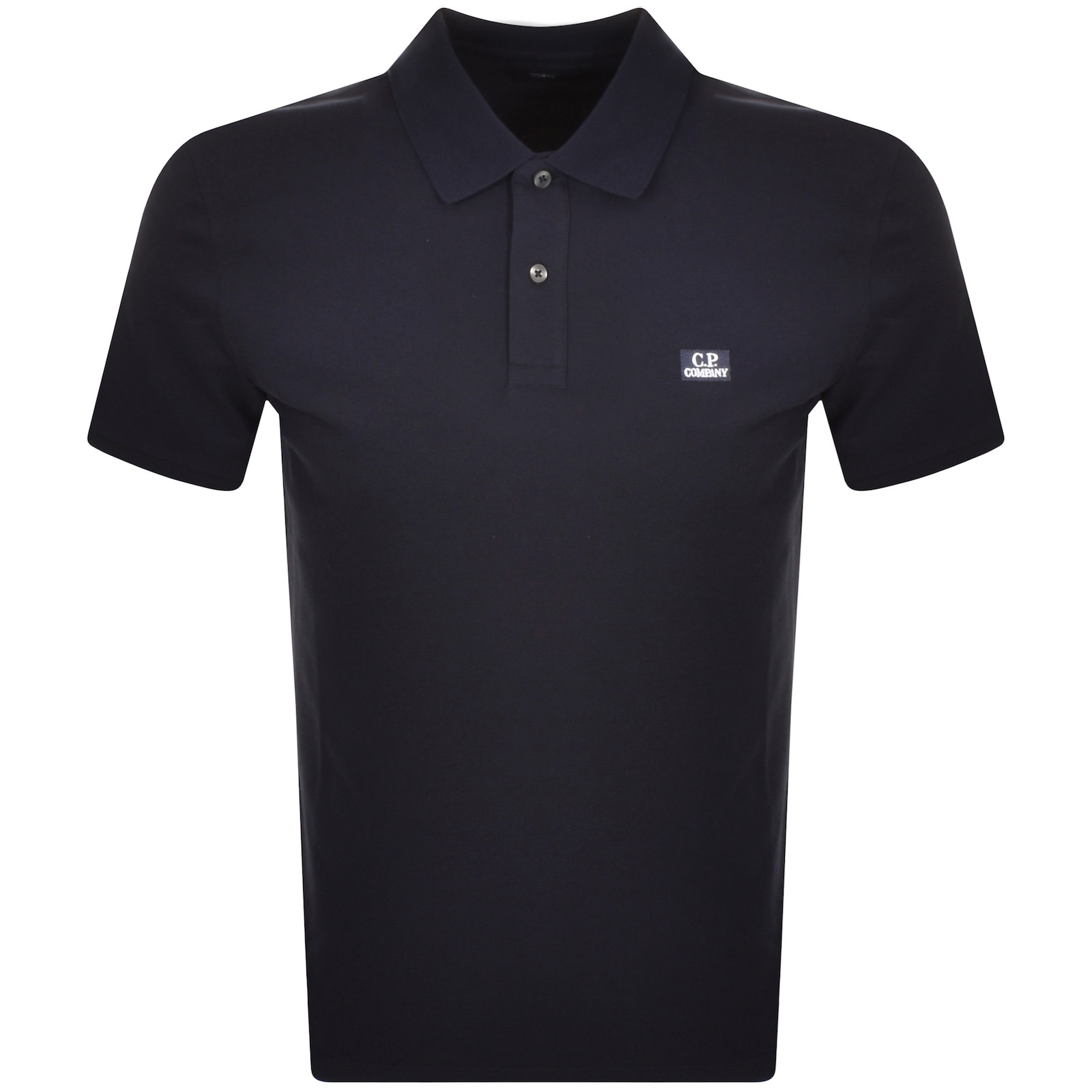 CP Company Piquet Polo T Shirt Navy Mainline Menswear United States
