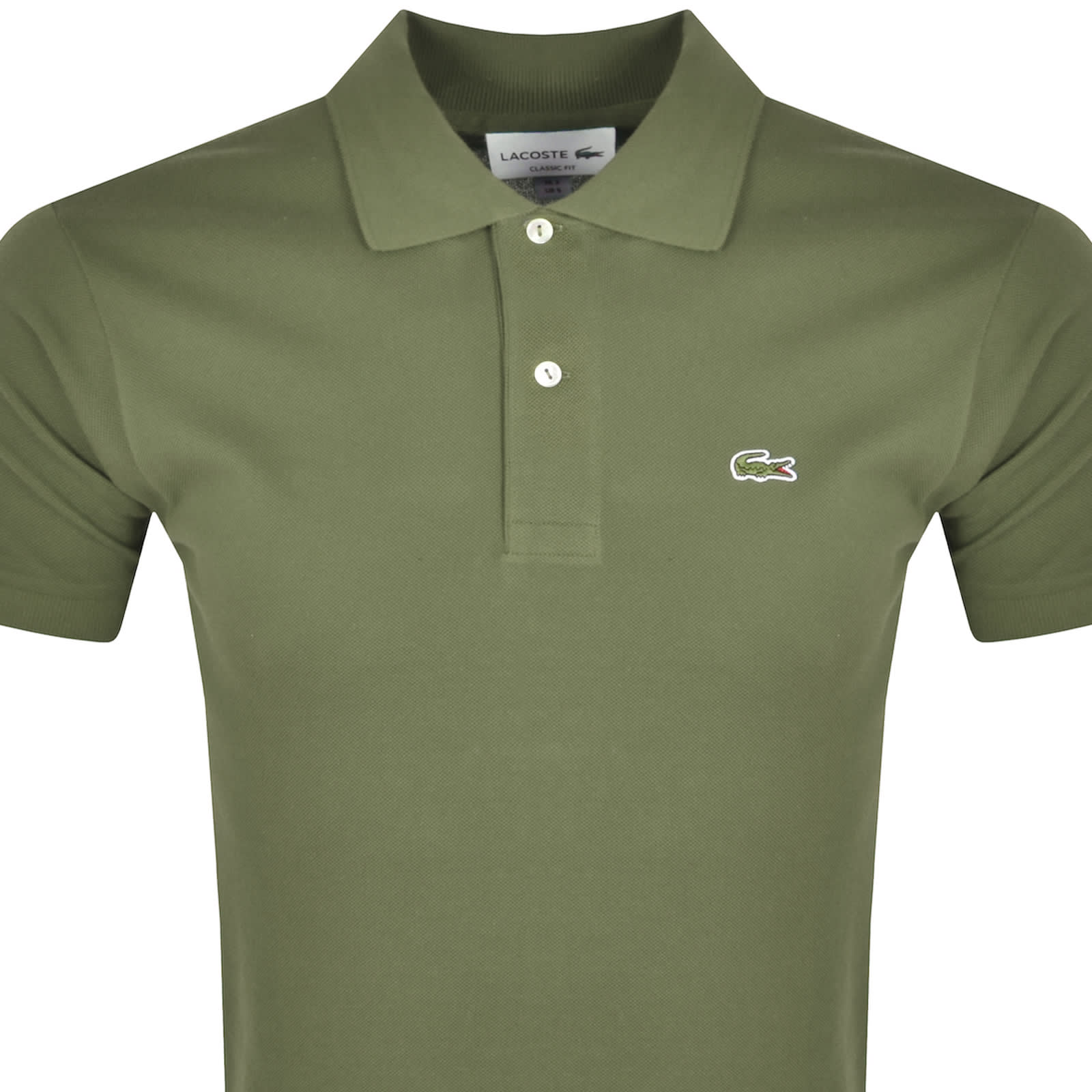 Lacoste olive green polo clearance
