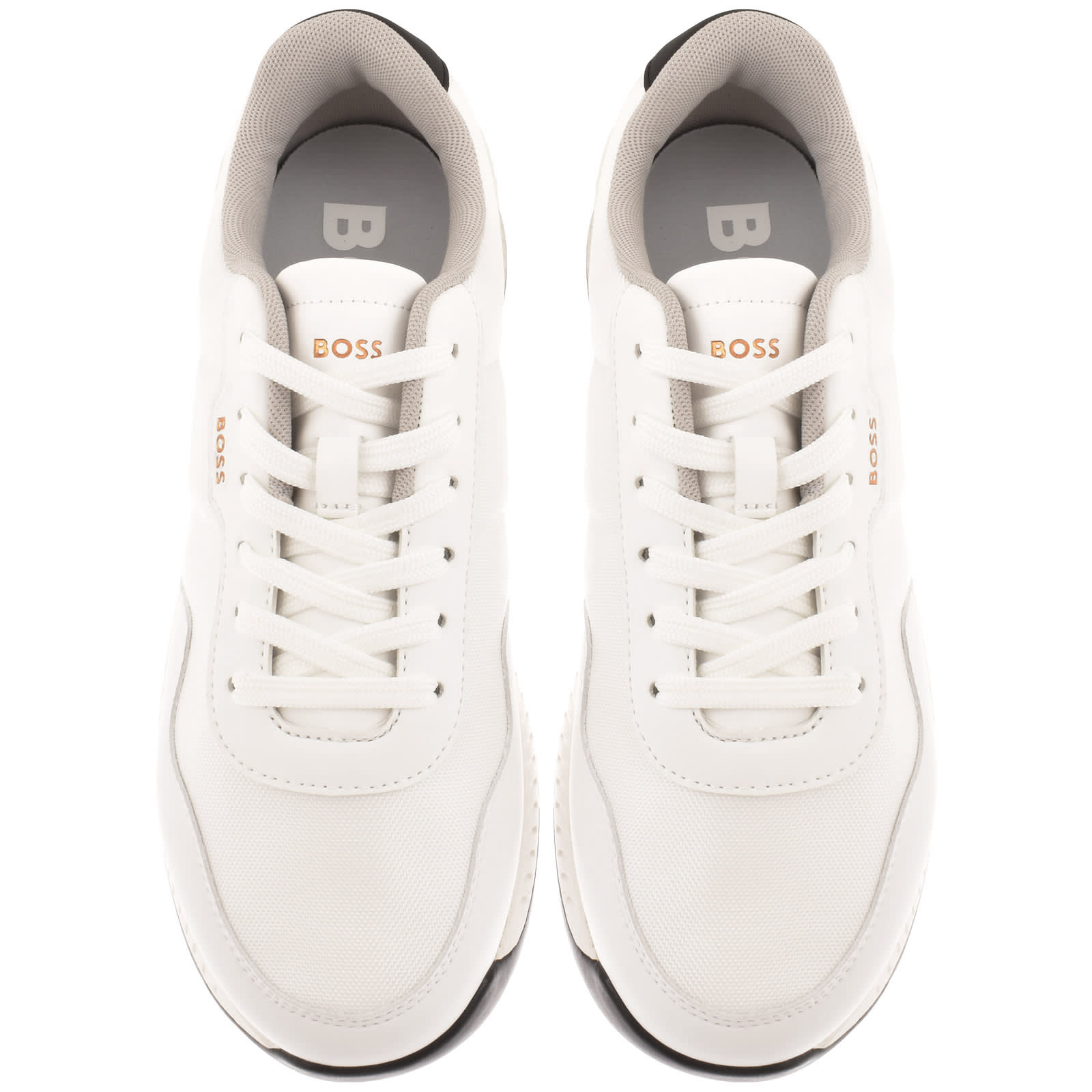 Boss white trainers uk best sale