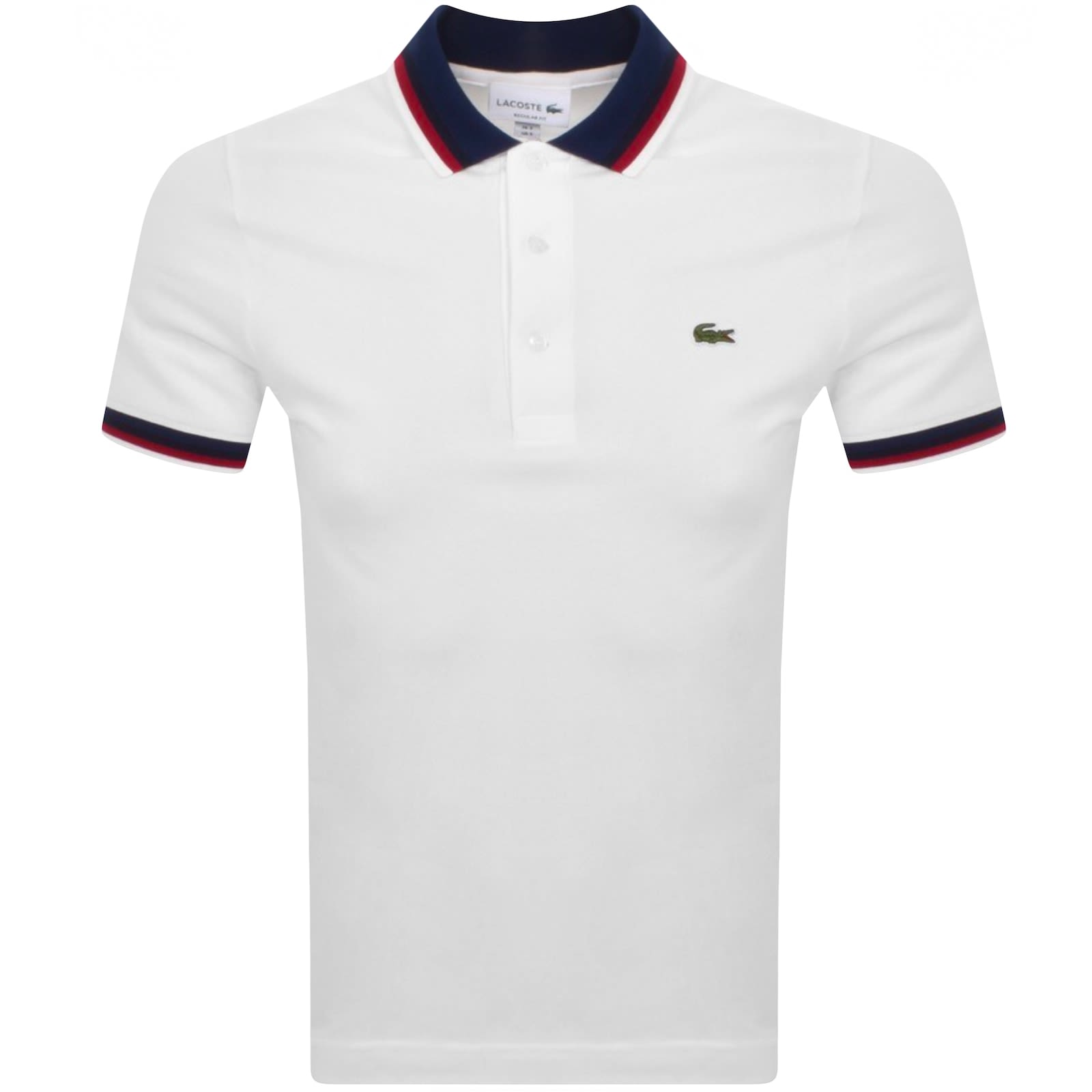 Lacoste Short Sleeve Polo T Shirt White