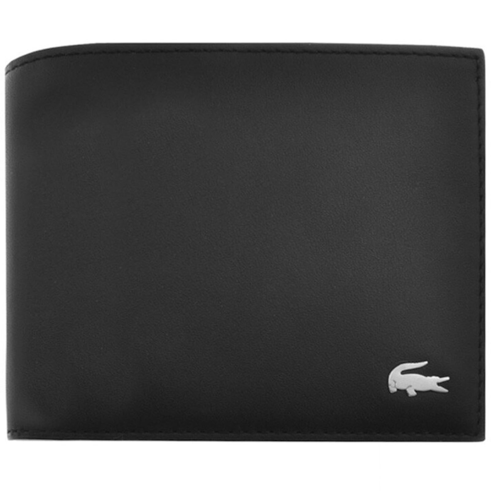 Lacoste Billfold Wallet Black Mainline Menswear