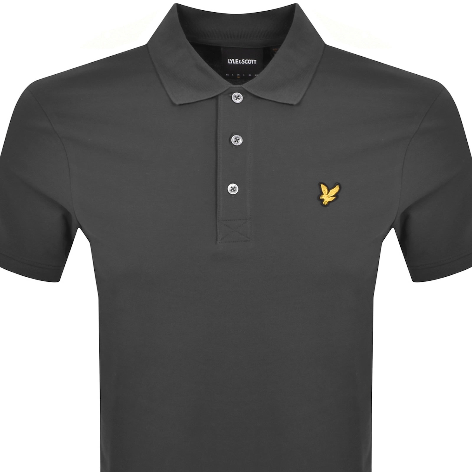 Lyle And Scott Plain Polo T Shirt Grey