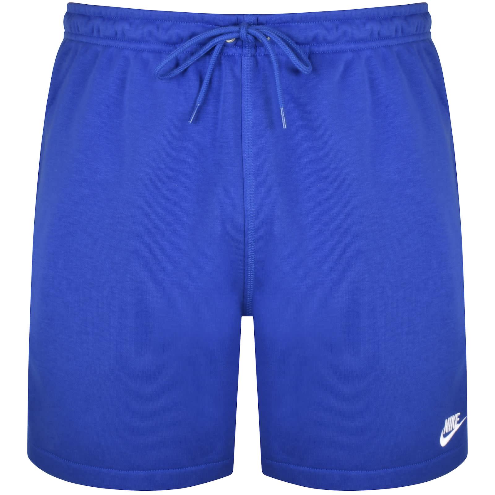 Royal blue nike fleece shorts hot sale