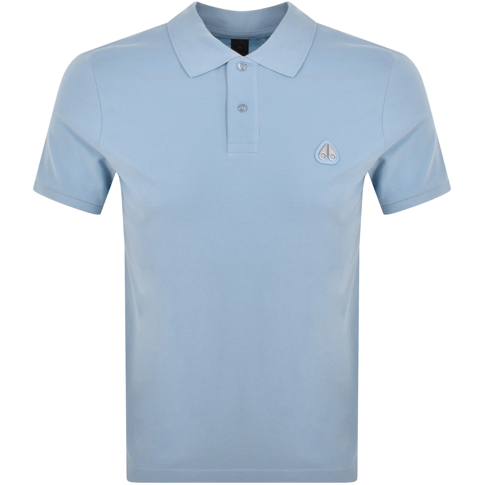 Blue moncler polo clearance