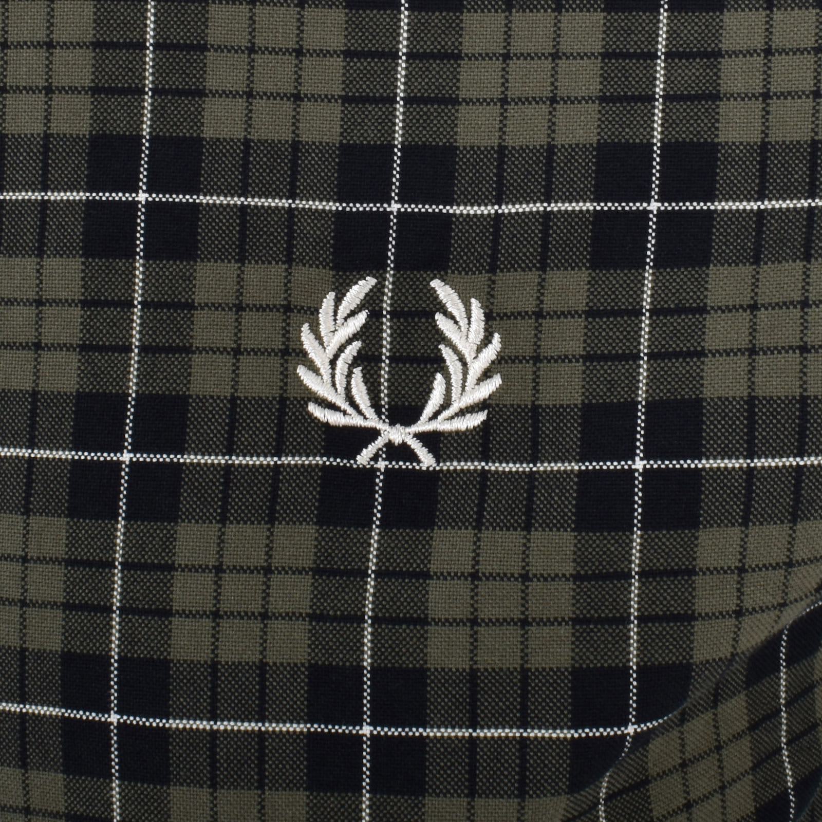 Fred Perry Oxford Short Sleeved Shirt Green