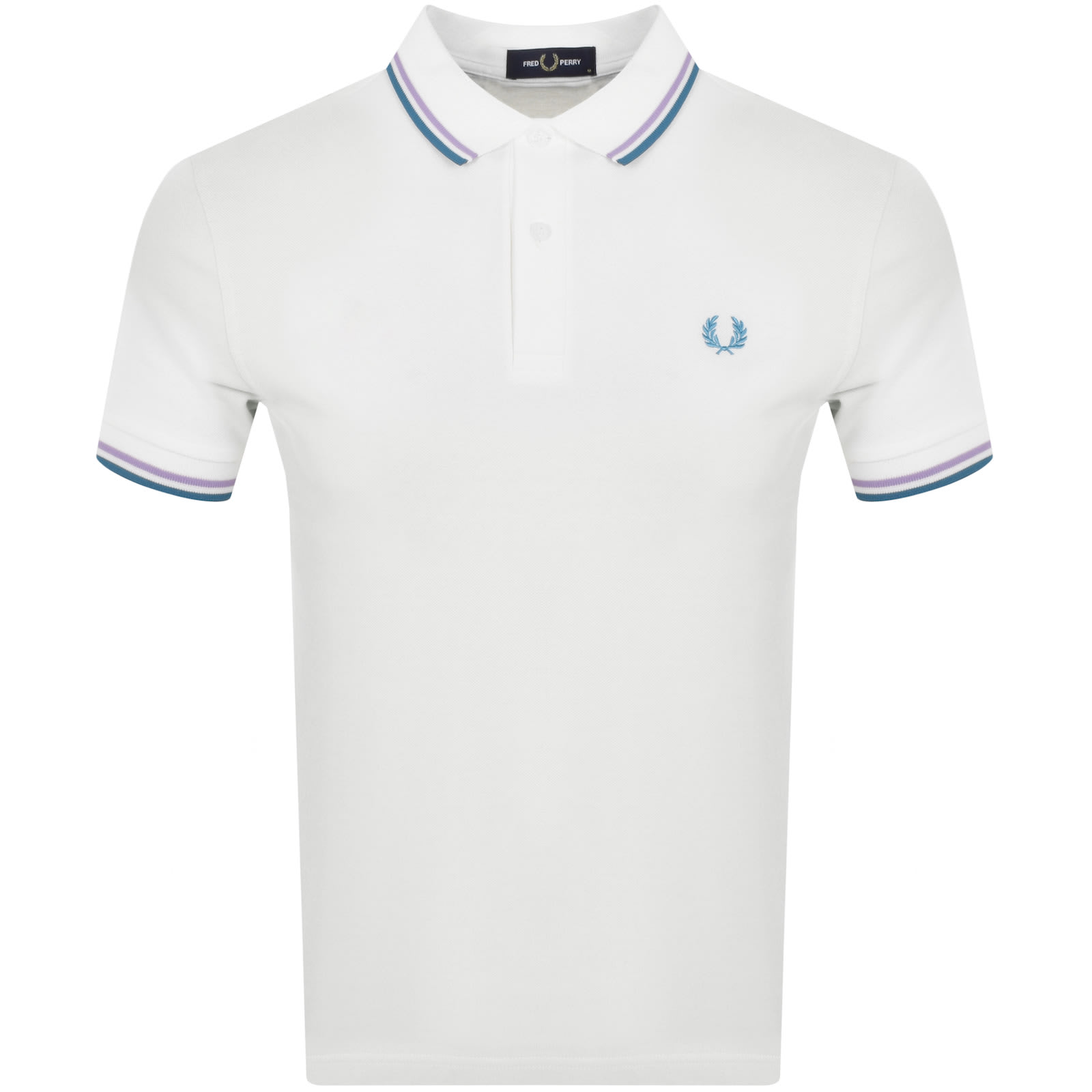 Fred perry white polo sale clearance
