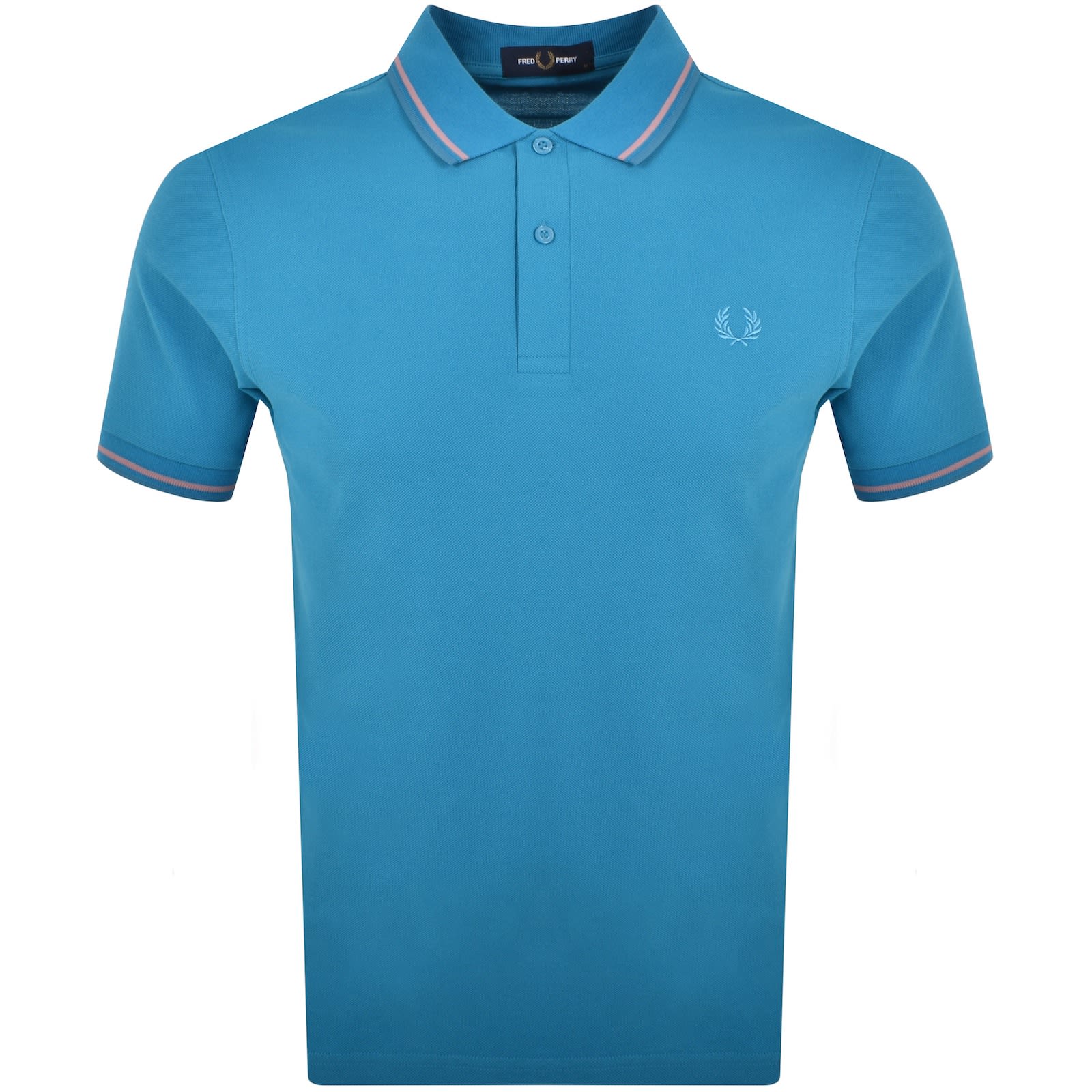 Blue fred perry polo clearance