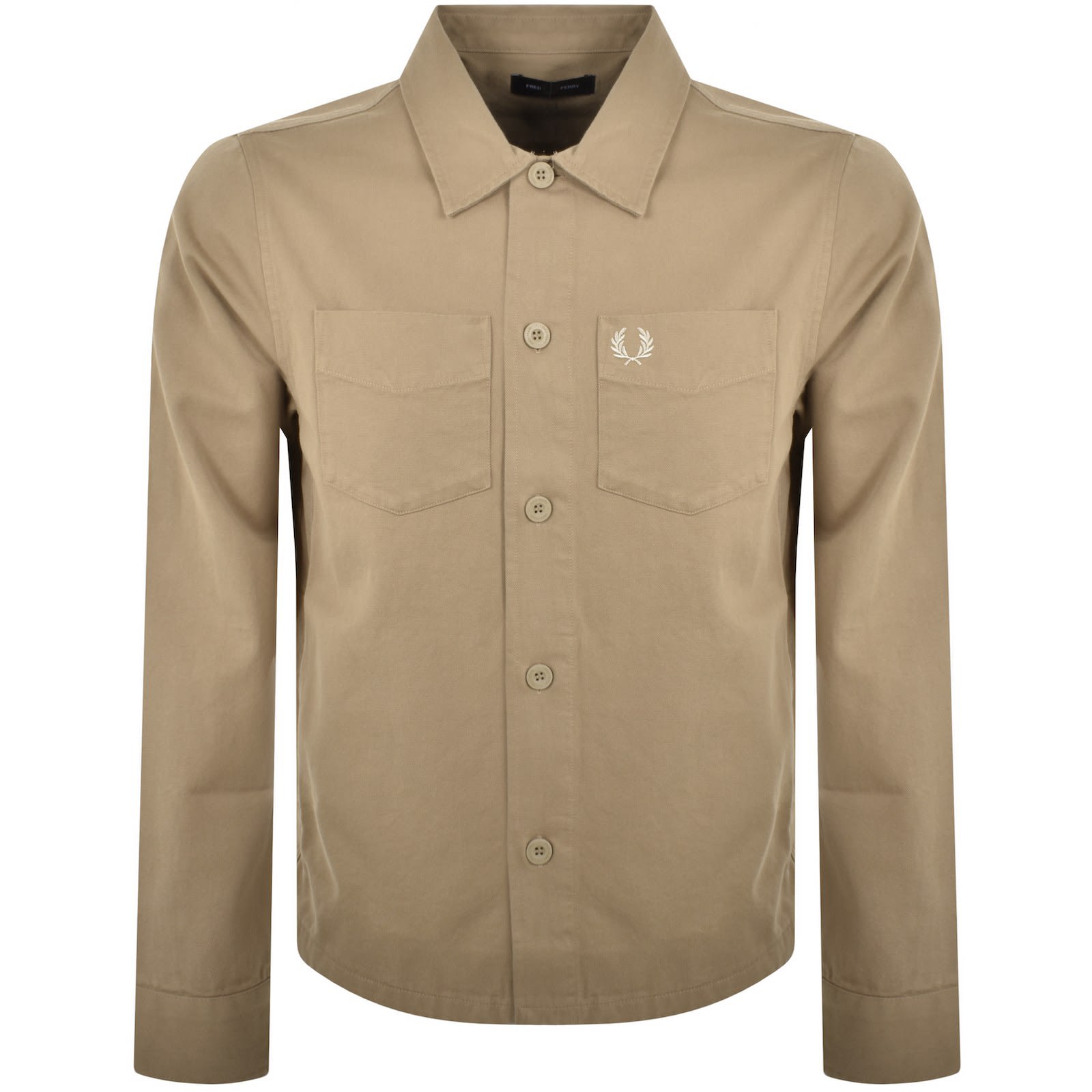 Fred perry twill utility overshirt shop