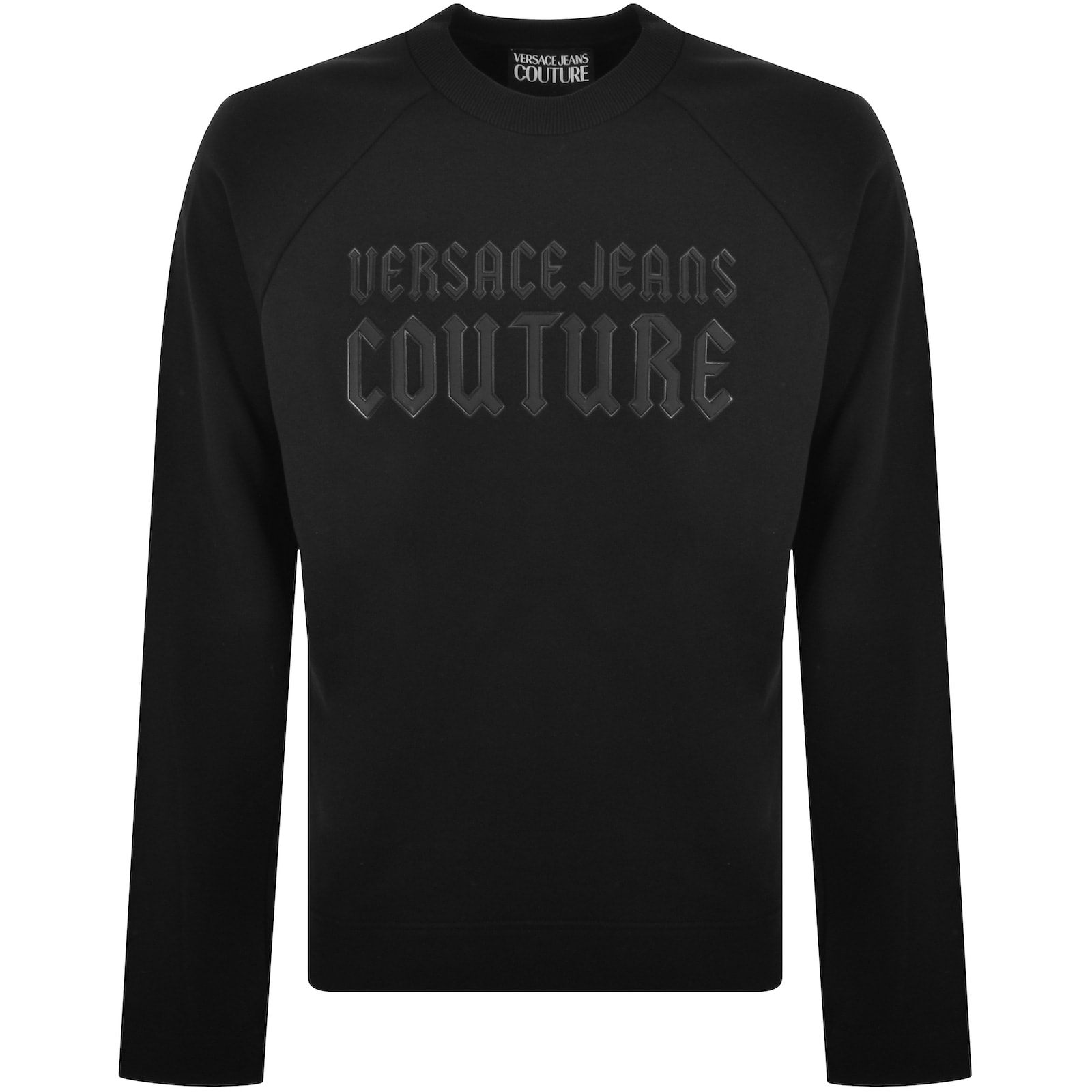 Versace Jeans Couture Black Applique Sweatshirt