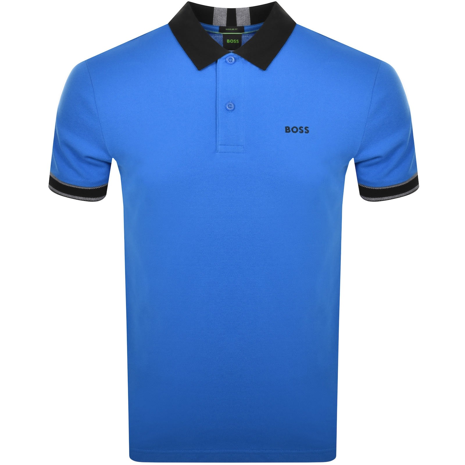 Hugo boss blue polo shirt clearance
