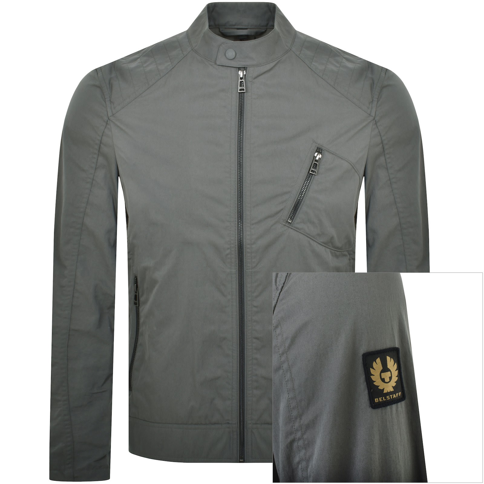 Belstaff V Racer Slim Fit Jacket Grey