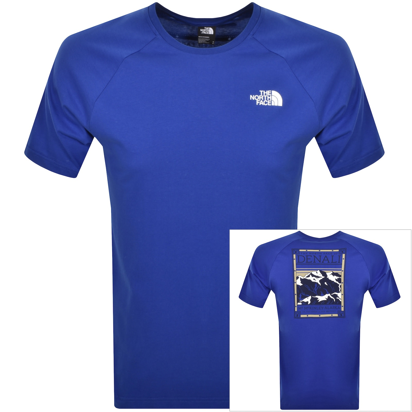 The North Face North Faces T Shirt BlueThe North Face North Faces T Shirt Blue Male Large