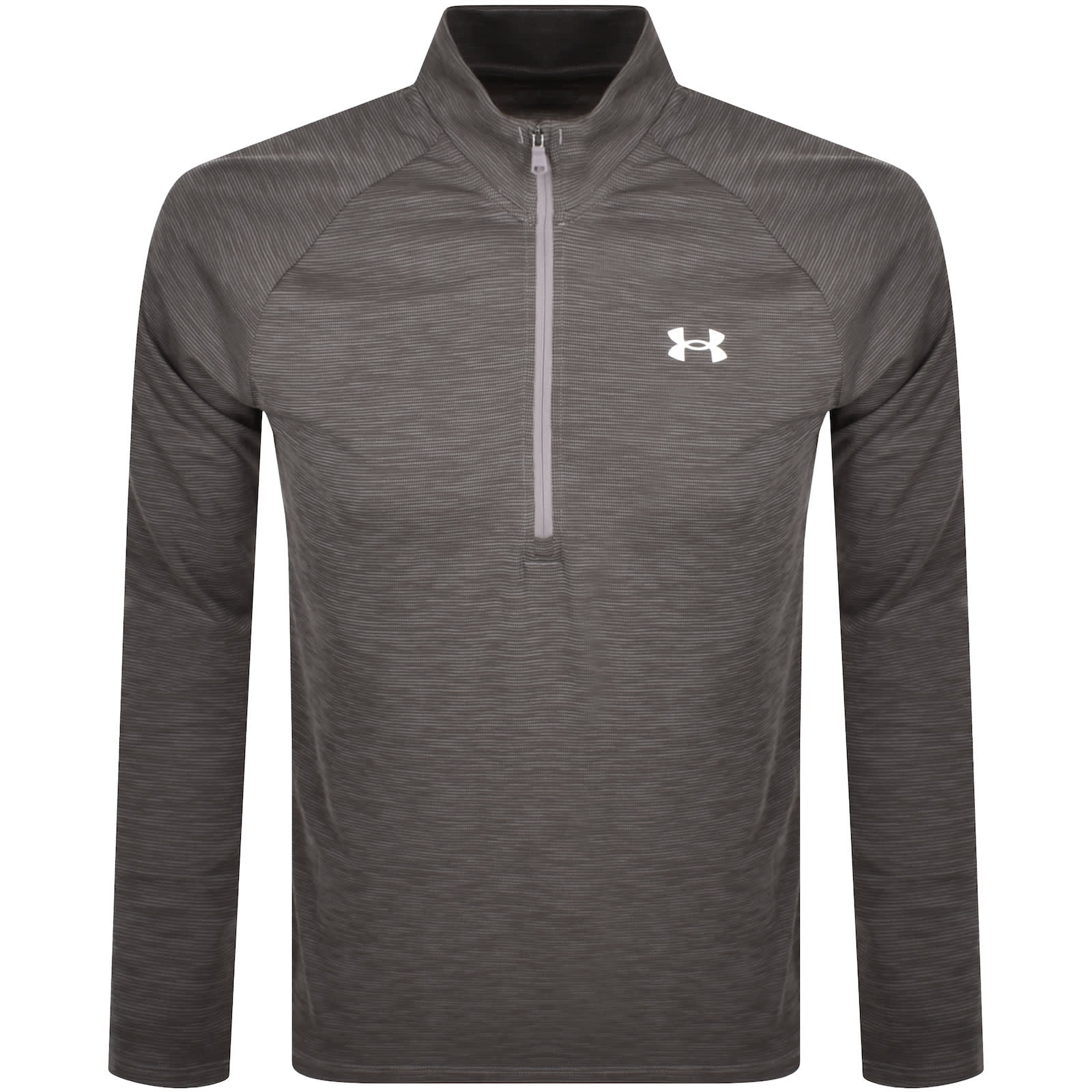 Grey under armour quarter zip best sale