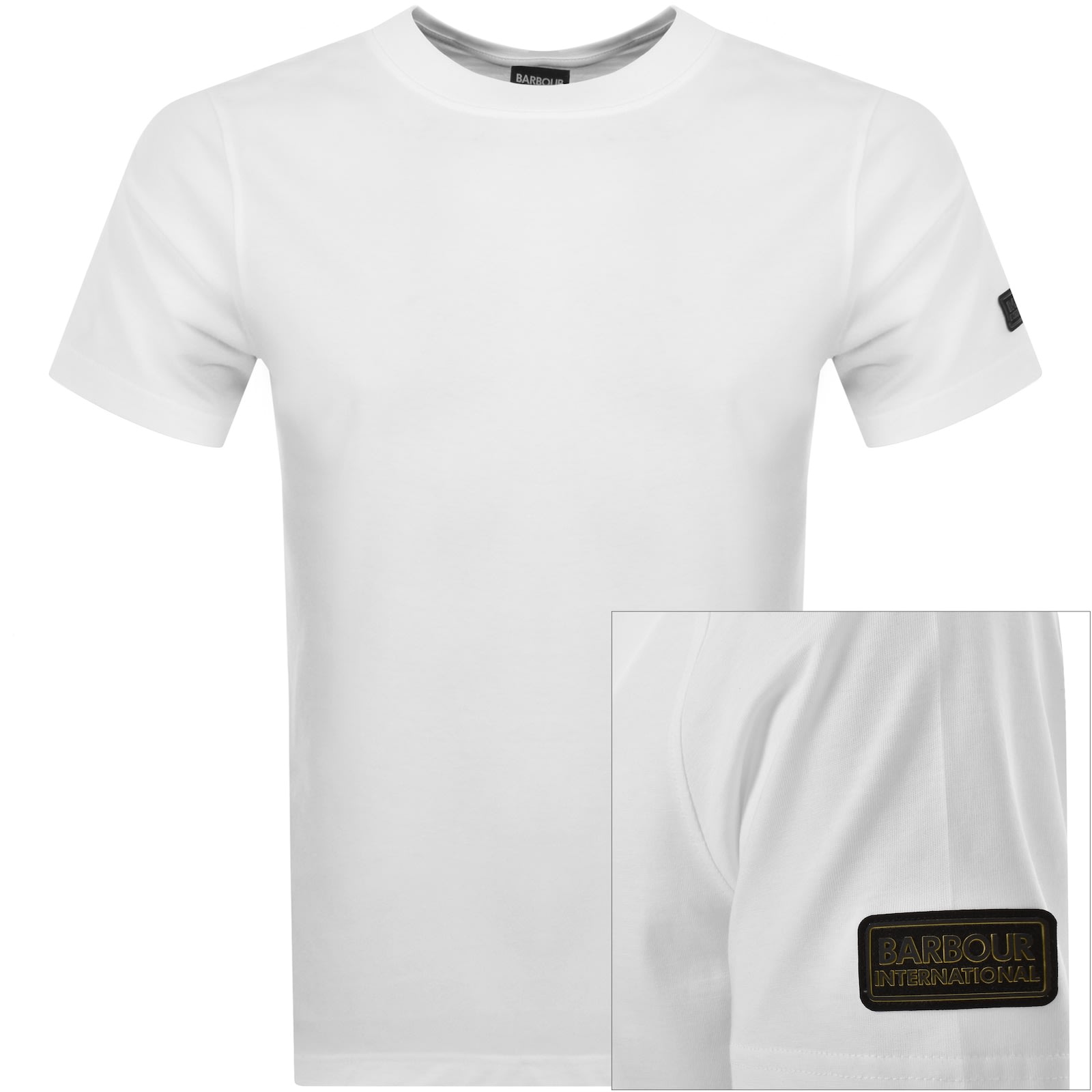 Barbour international white t shirt deals