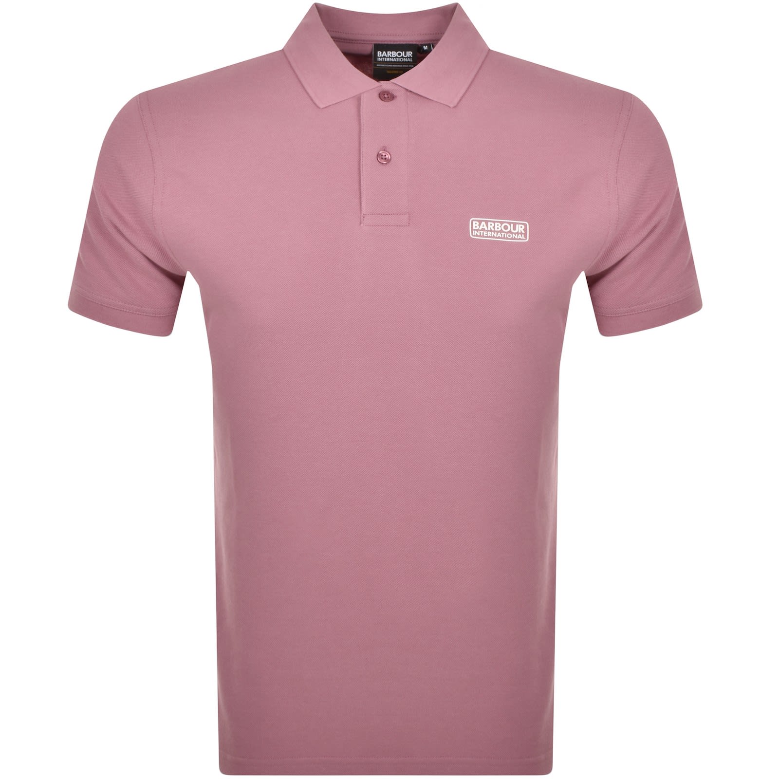 Barbour pink polo shirt new arrivals