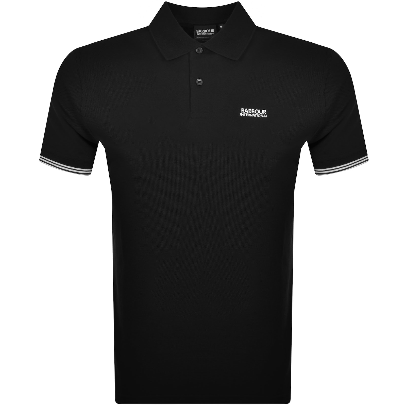 Barbour black polo shirt clearance