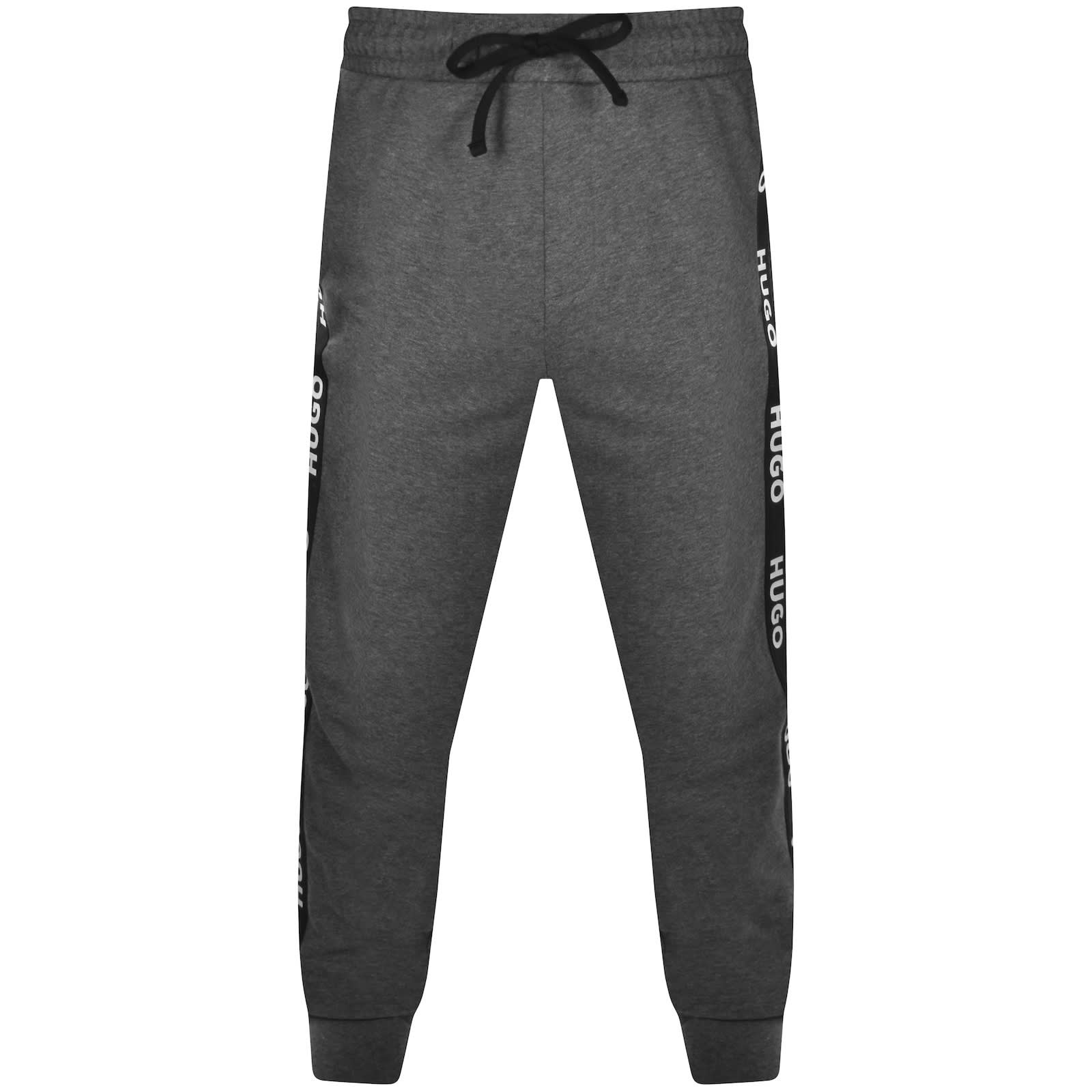 HUGO Sporty Logo Jogging Bottoms Grey