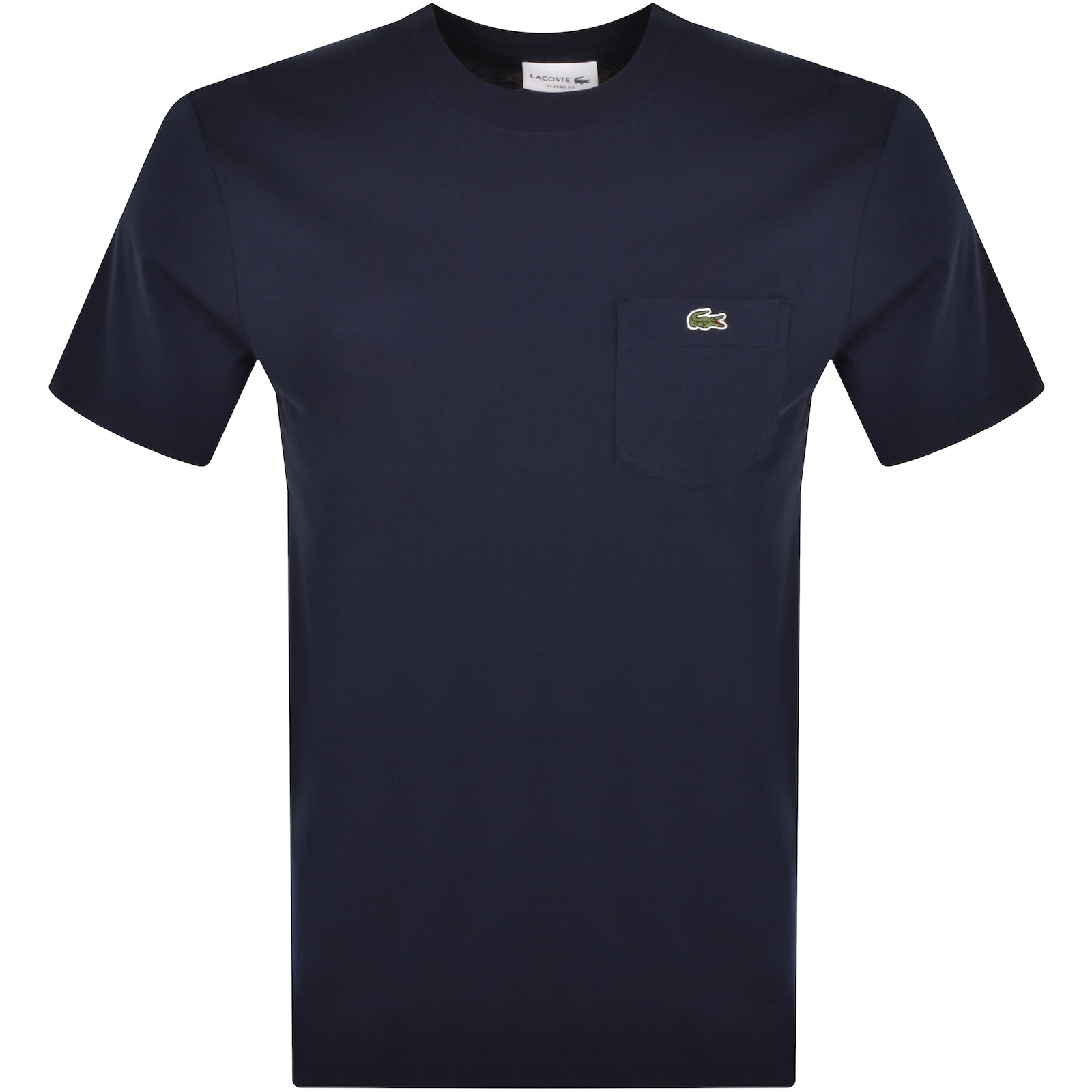Lacoste Logo T Shirt Navy Mainline Menswear