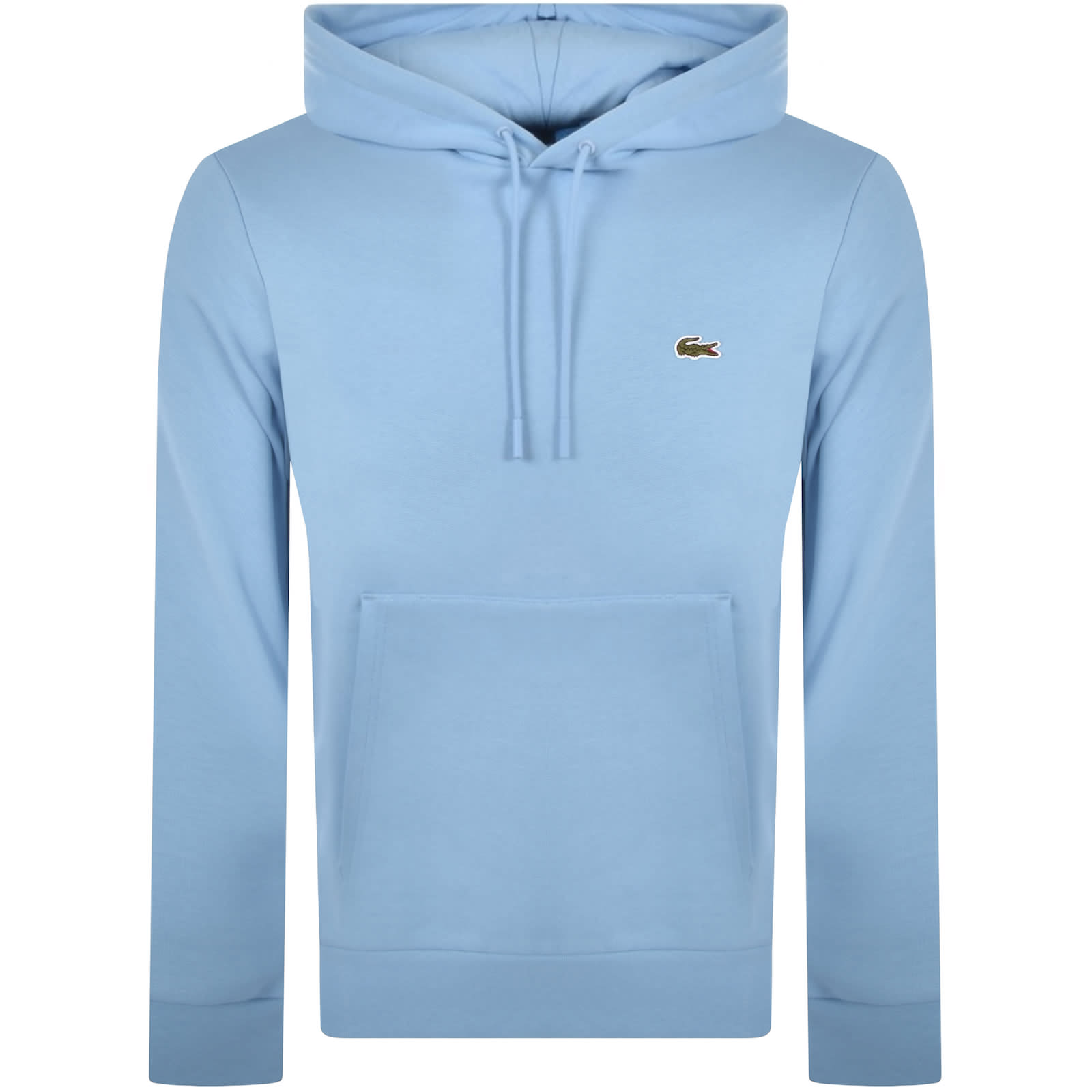 Lacoste Logo Pullover Hoodie Blue Mainline Menswear