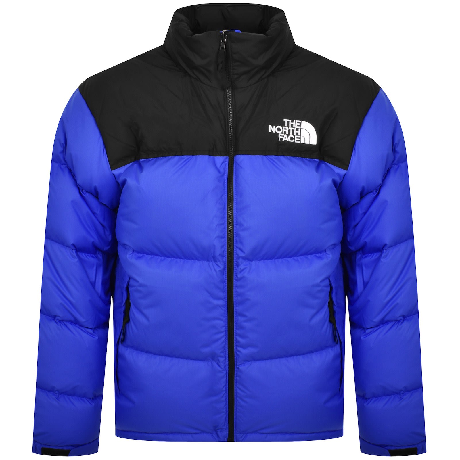 North face black and blue puffer shop