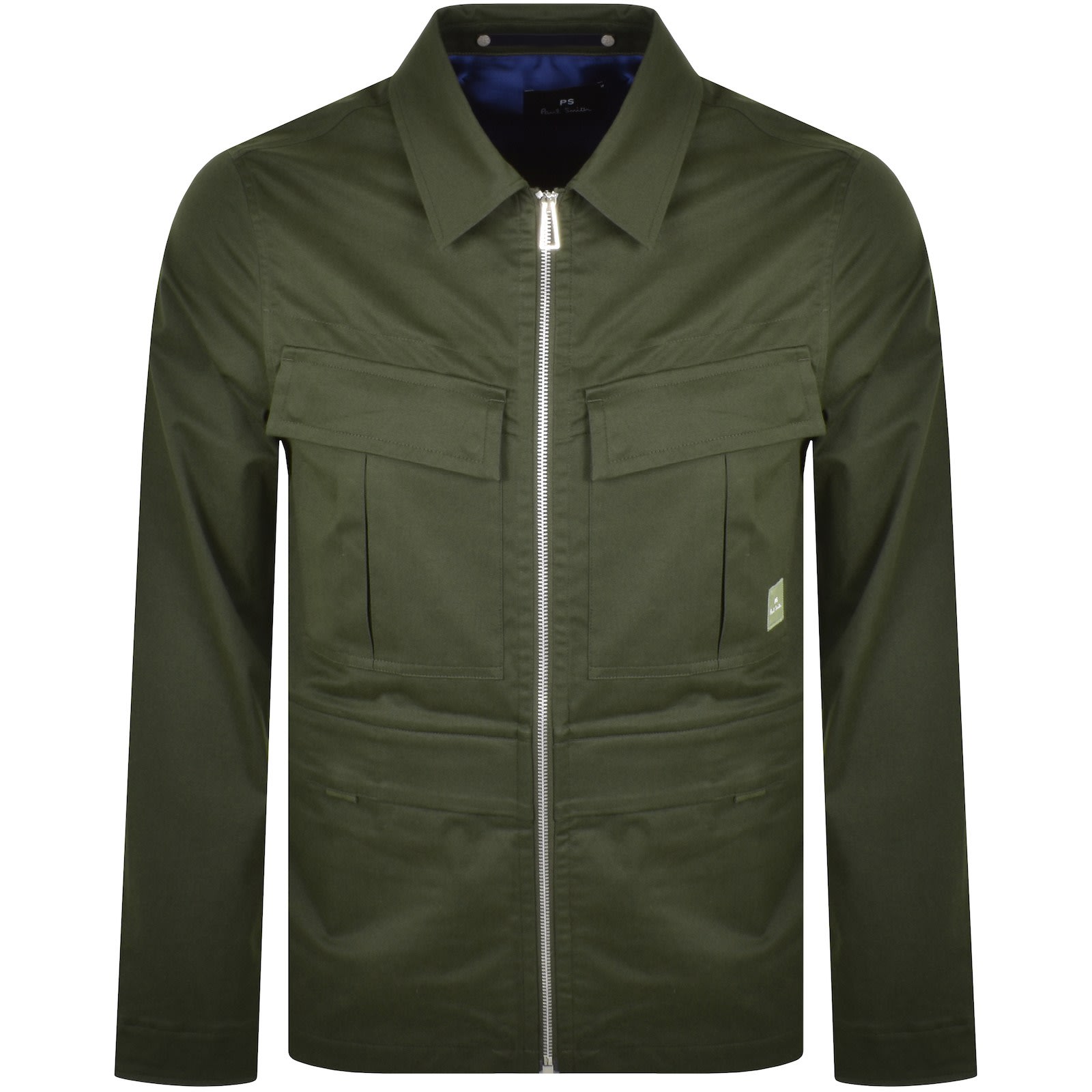 Paul Smith Tech Shirt Jacket Green Mainline Menswear United States