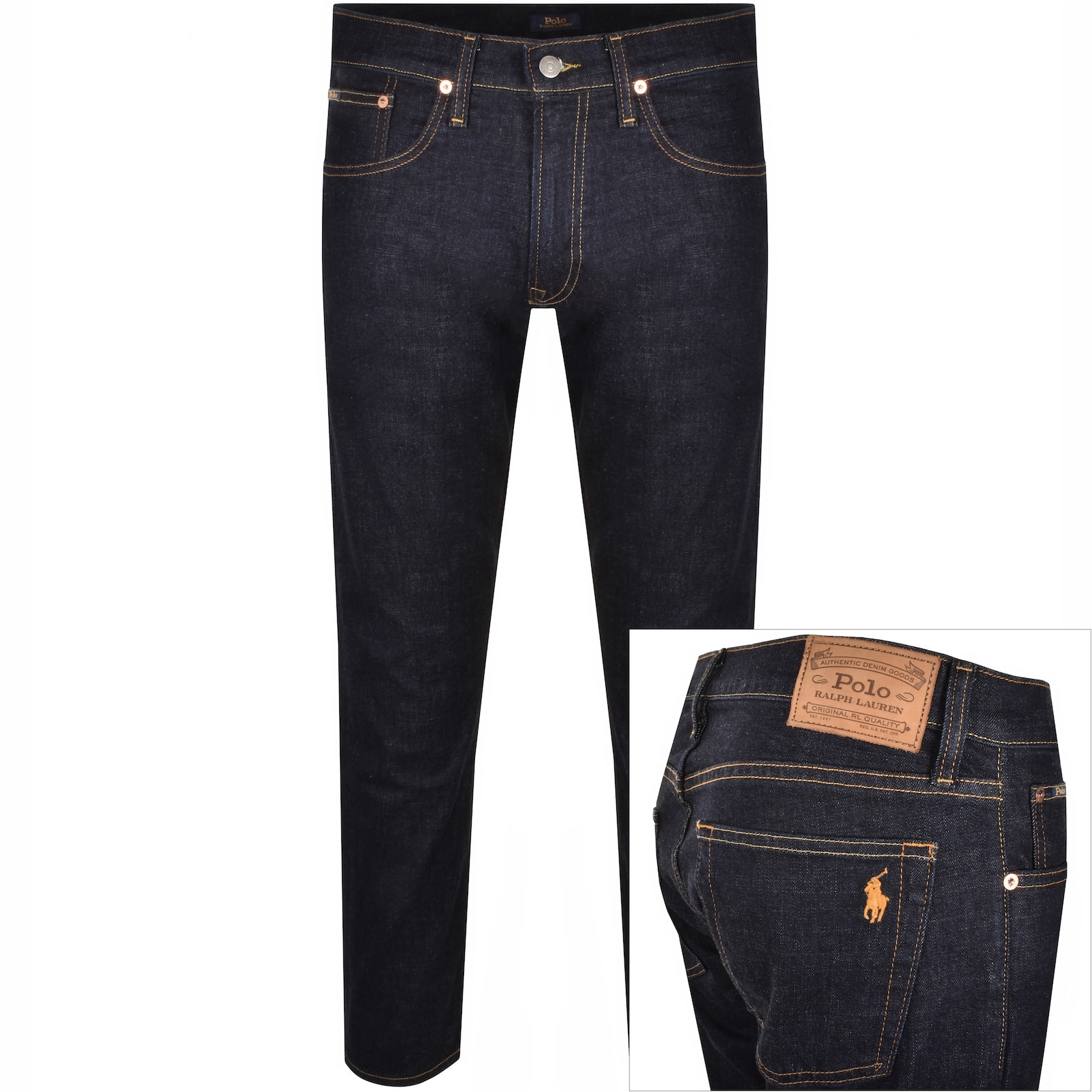 Ralph Lauren Sullivan Slim Fit Jeans Dark Wash Mainline Menswear Denmark
