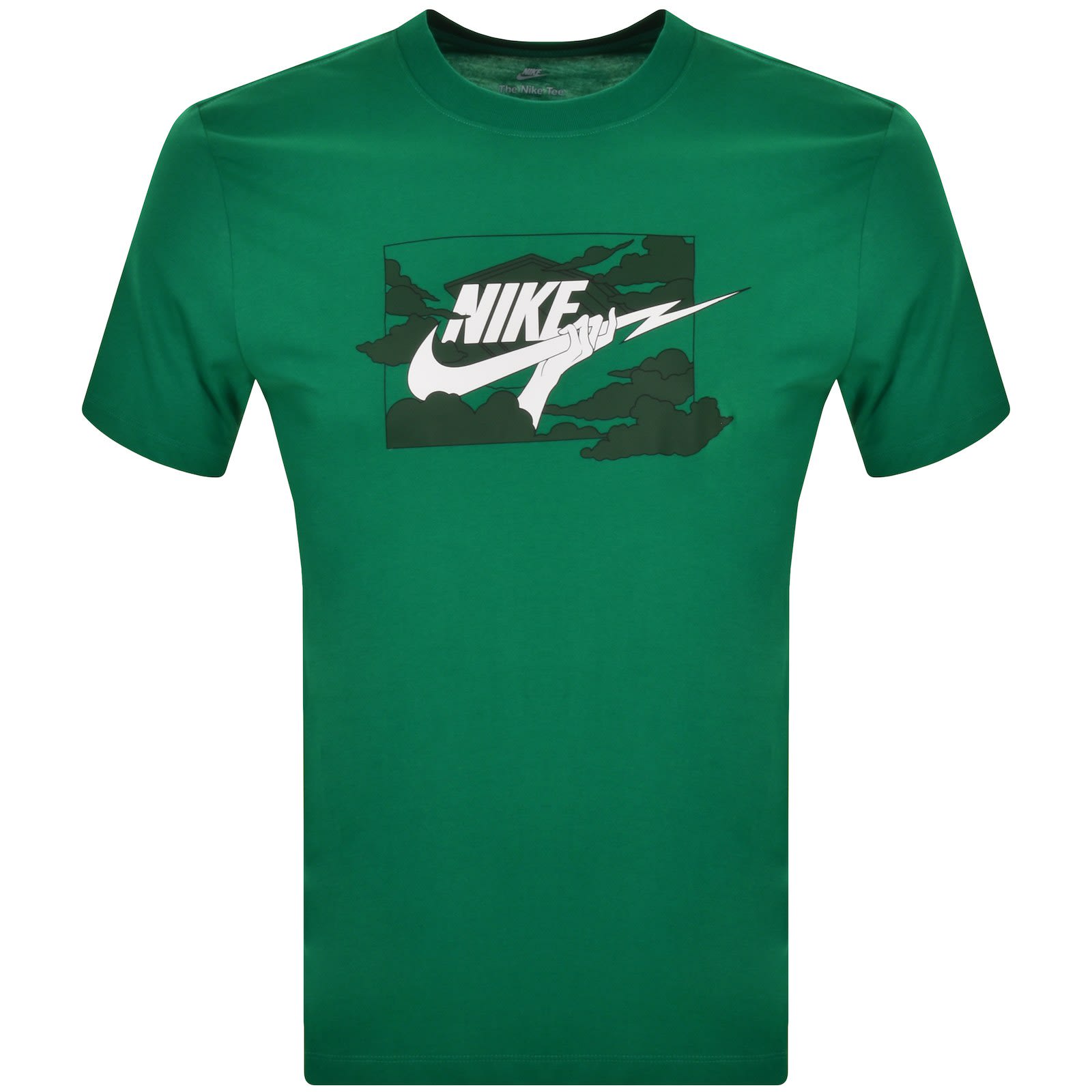 Nike Crew Neck Club T Shirt Green | Mainline Menswear Nike Crew Neck Club T Shirt Green | Mainline Menswear