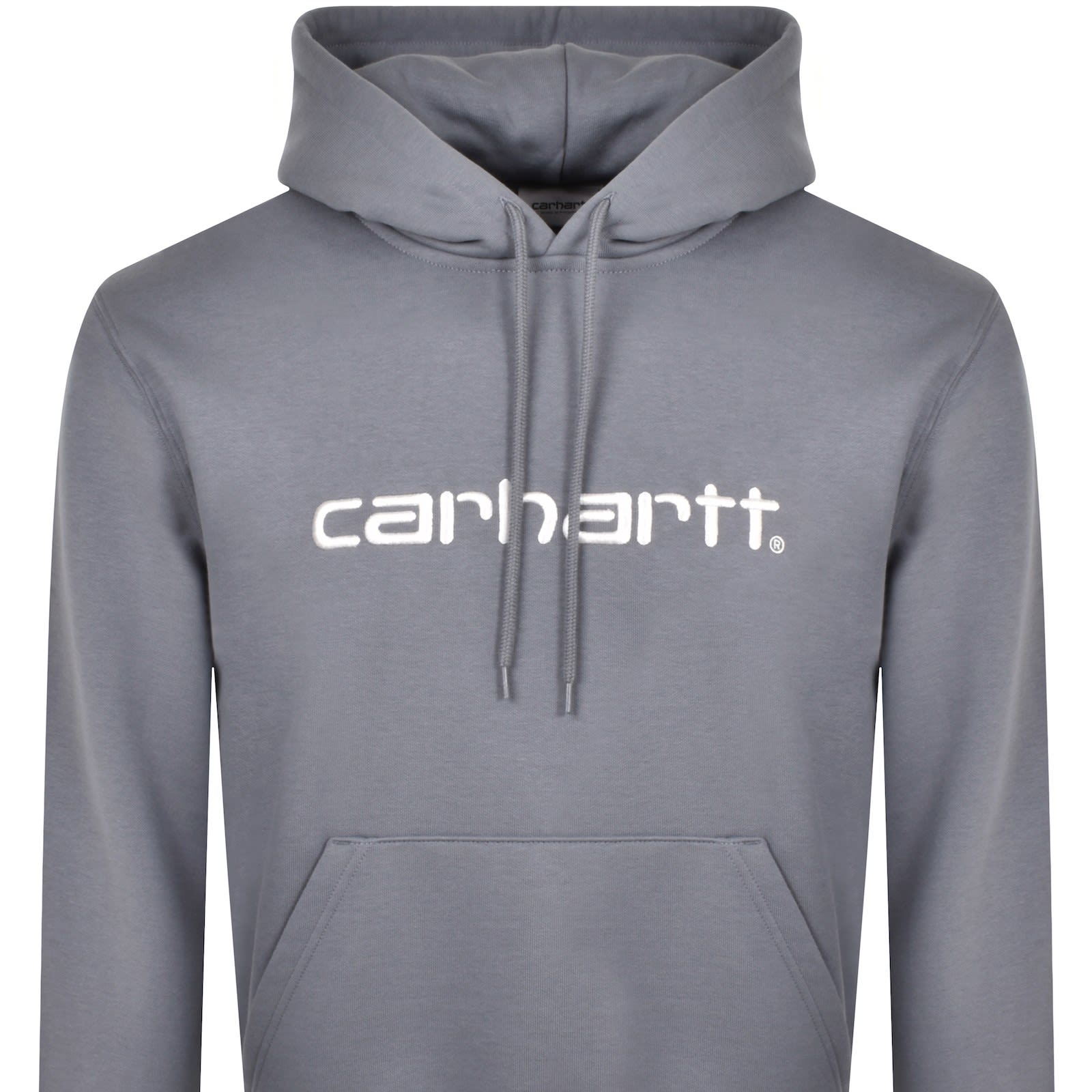 Carhartt WIP Logo Hoodie Grey