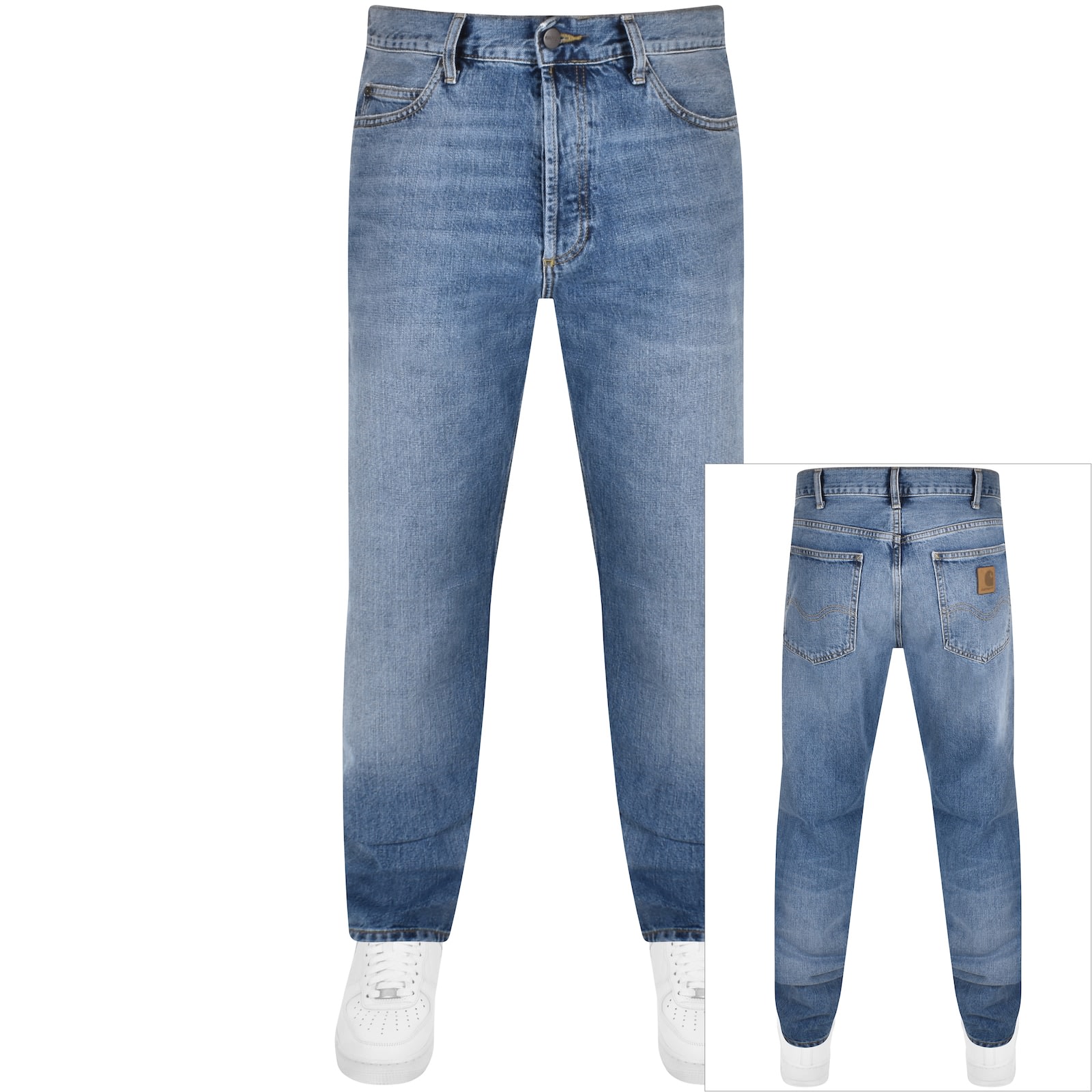 Carhartt WIP Marlow Light Wash Jeans Mainline Menswear Denmark