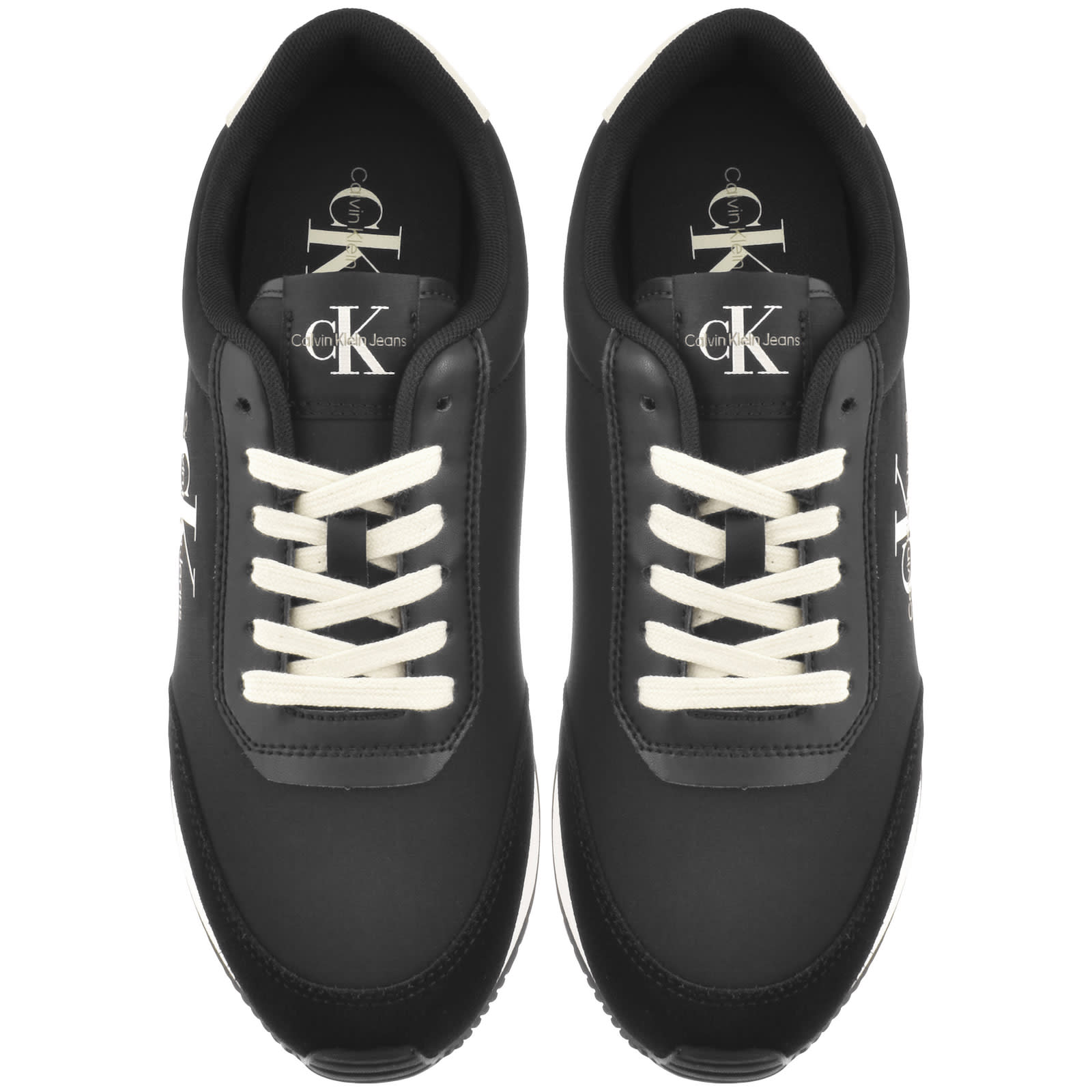 Black retro trainers discount