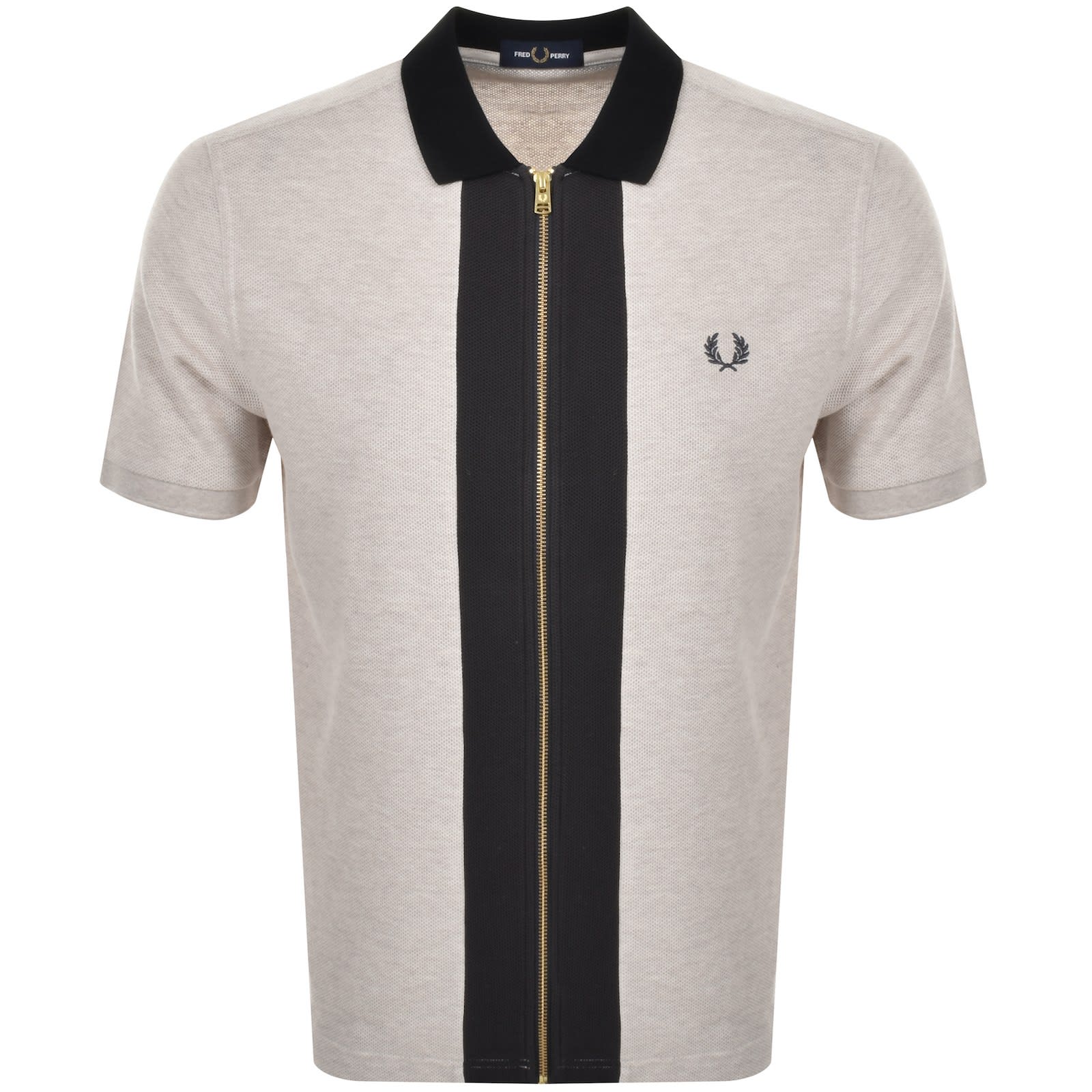 Fred perry zip up polo shop