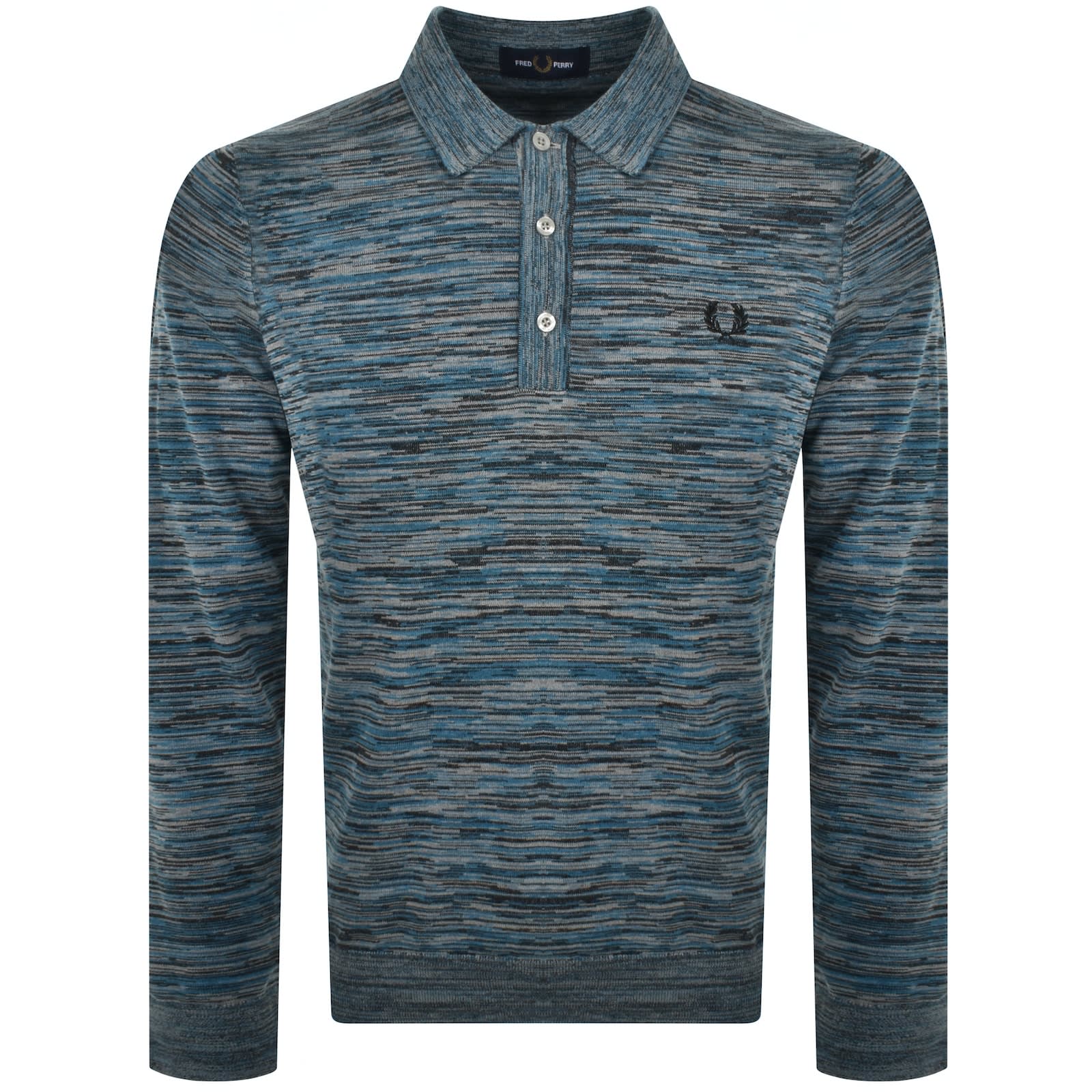 Fred perry long sleeve polo hot sale
