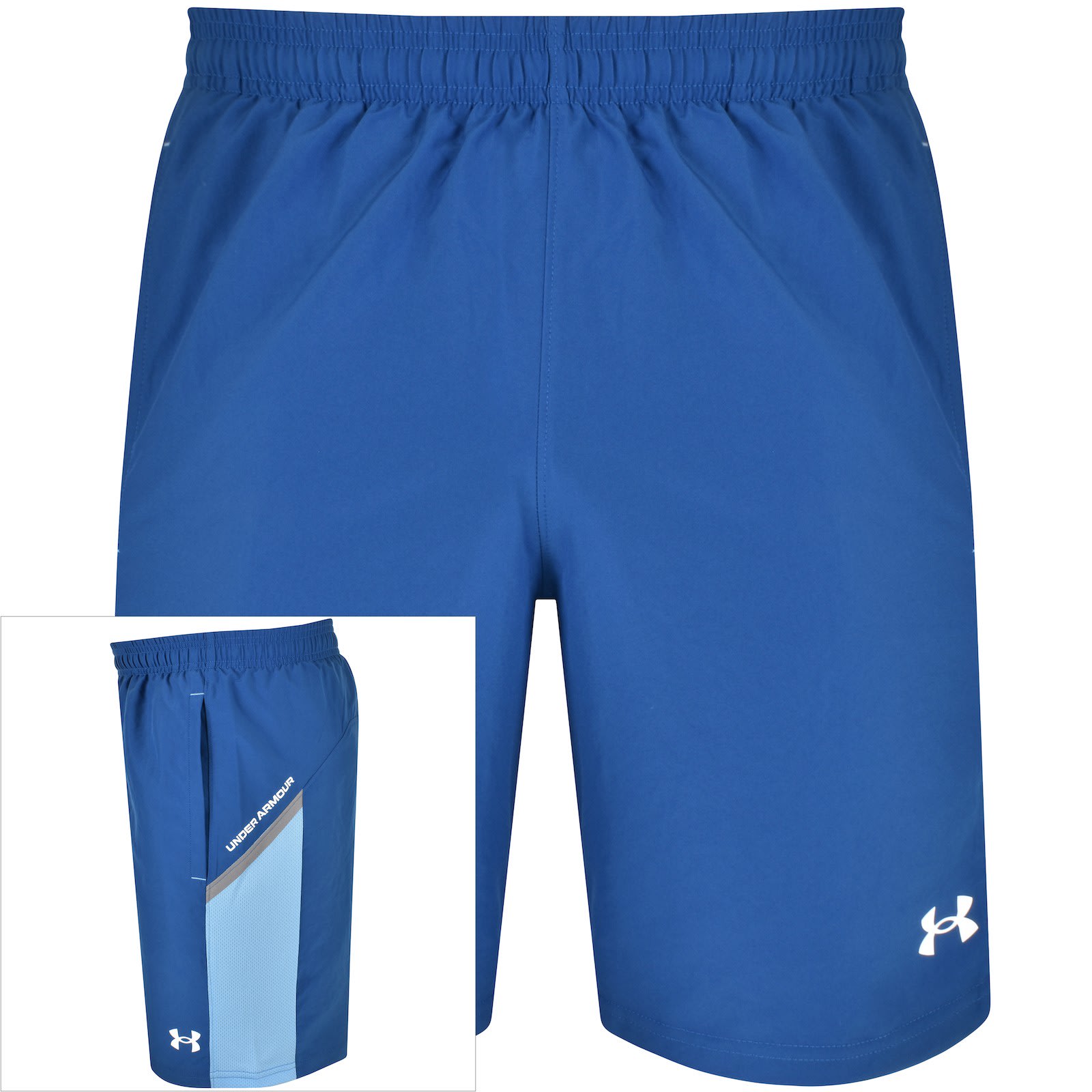 Under Armour Logo Shorts Blue Mainline Menswear United States