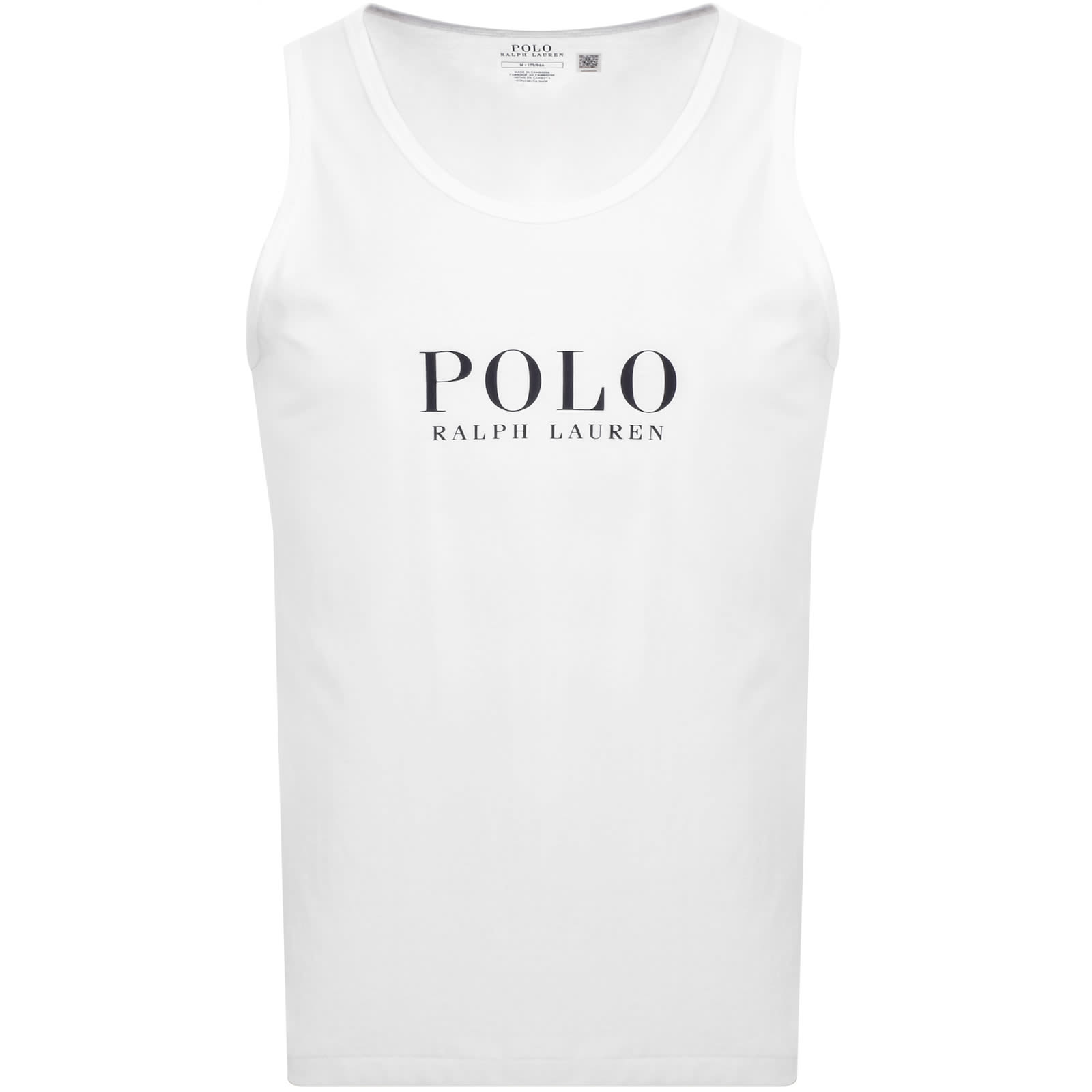 Ralph Lauren Logo Vest White Mainline Menswear United States
