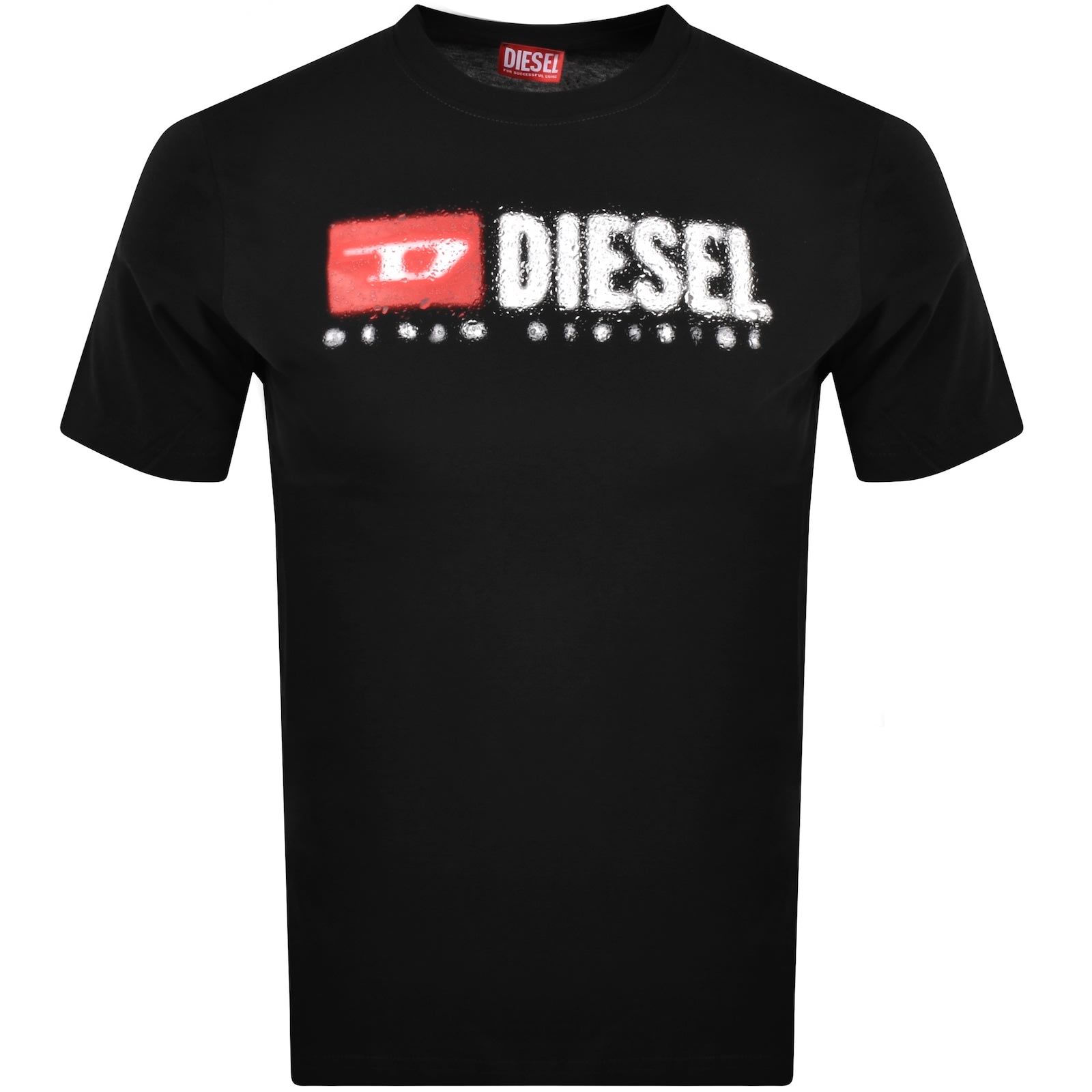 Diesel T Adjust K14 Logo T Shirt Black | Mainline Menswear United States
