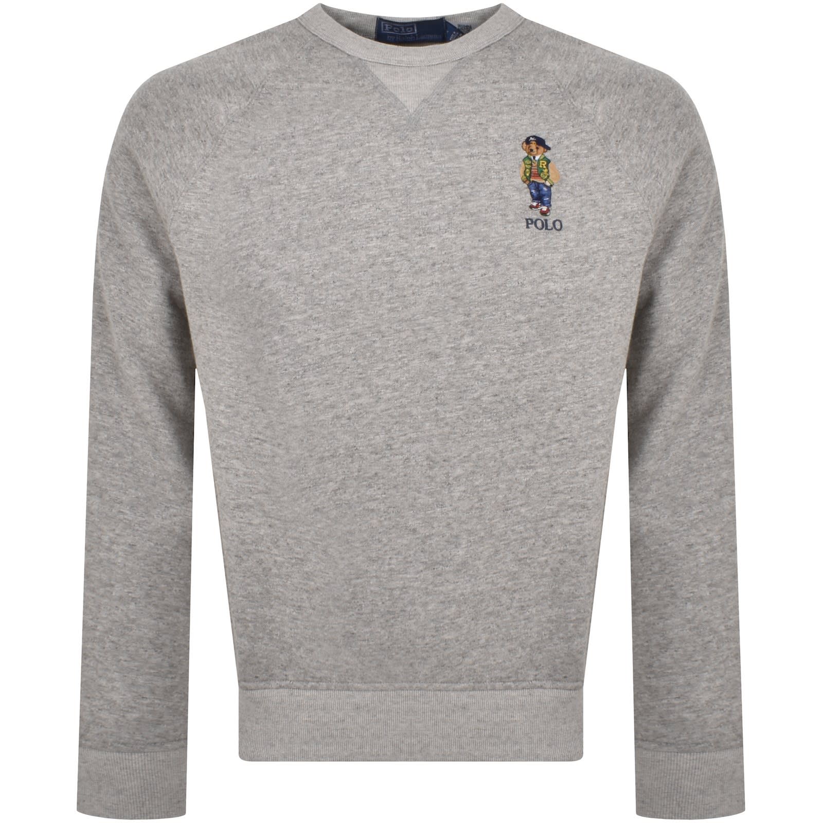 Ralph Lauren Crew Neck Sweatshirt Grey | Mainline Menswear United States