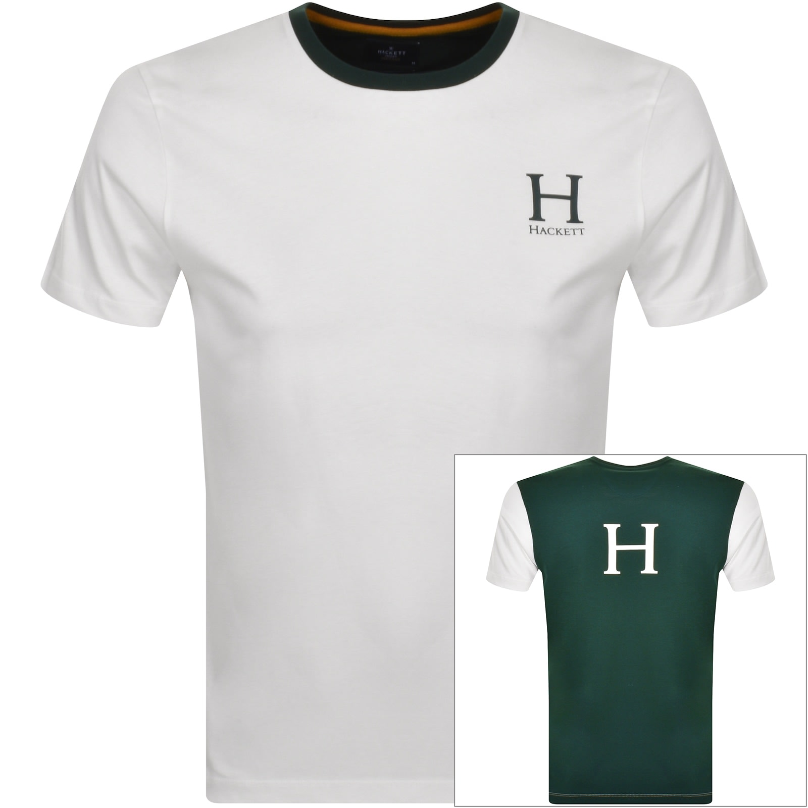 Hackett Classic Fit Logo T Shirt White