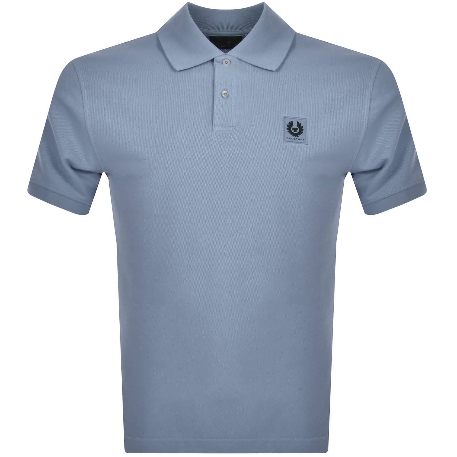 Belstaff Logo Polo T Shirt BlueBelstaff Logo Polo T Shirt Blue Male Small