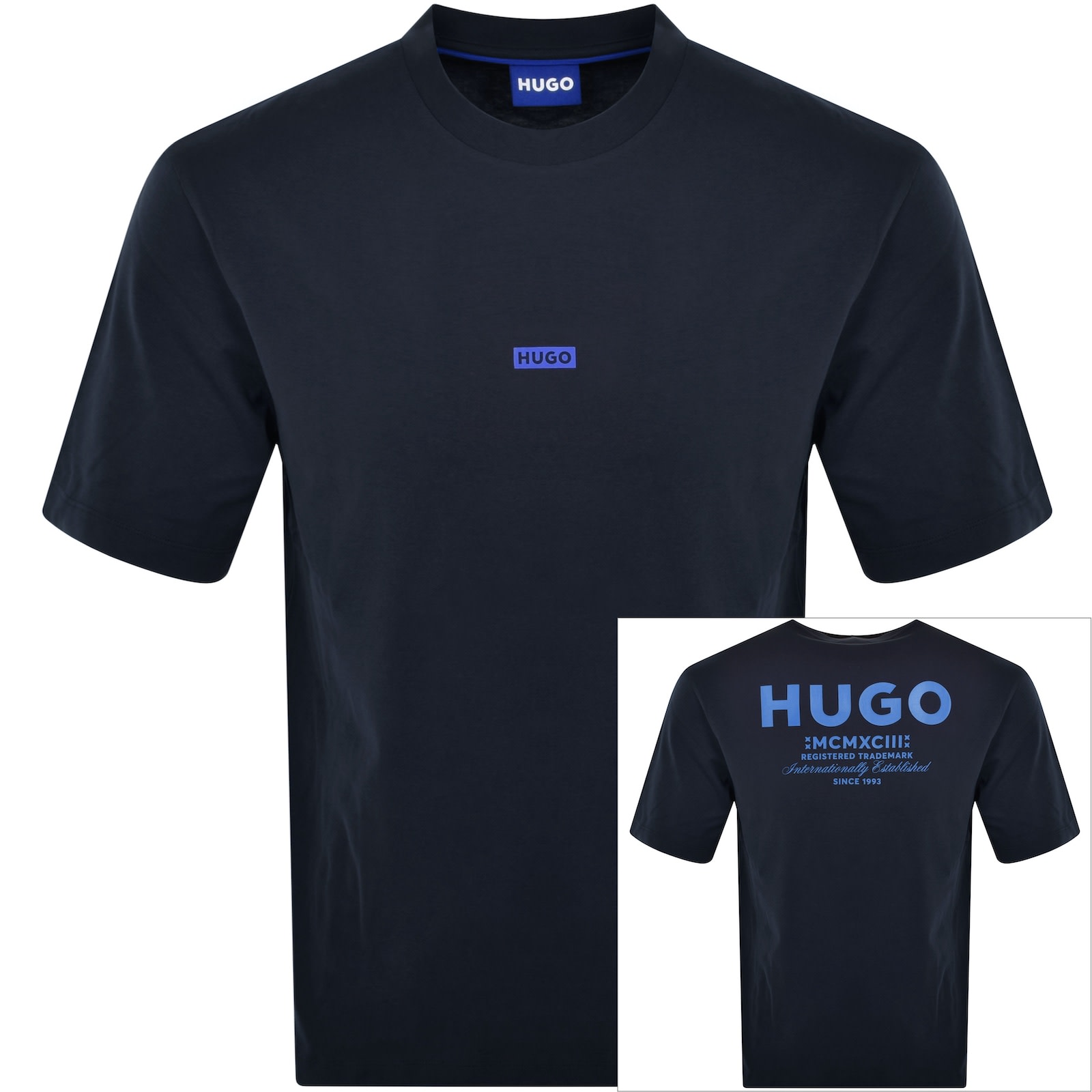 Mens blue hugo boss t shirt new arrivals