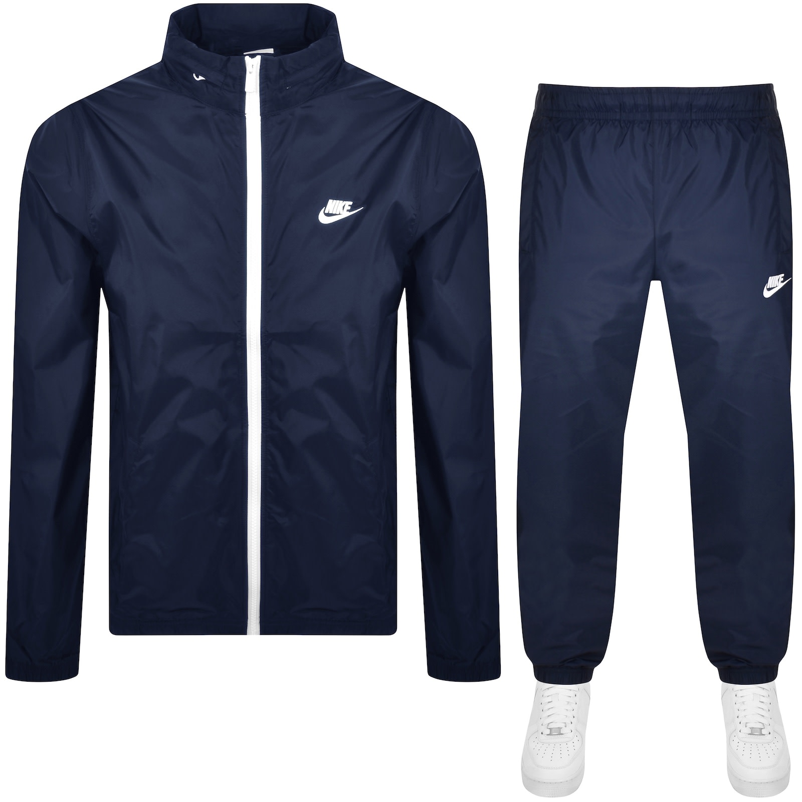 Men's nike navy tracksuit deals