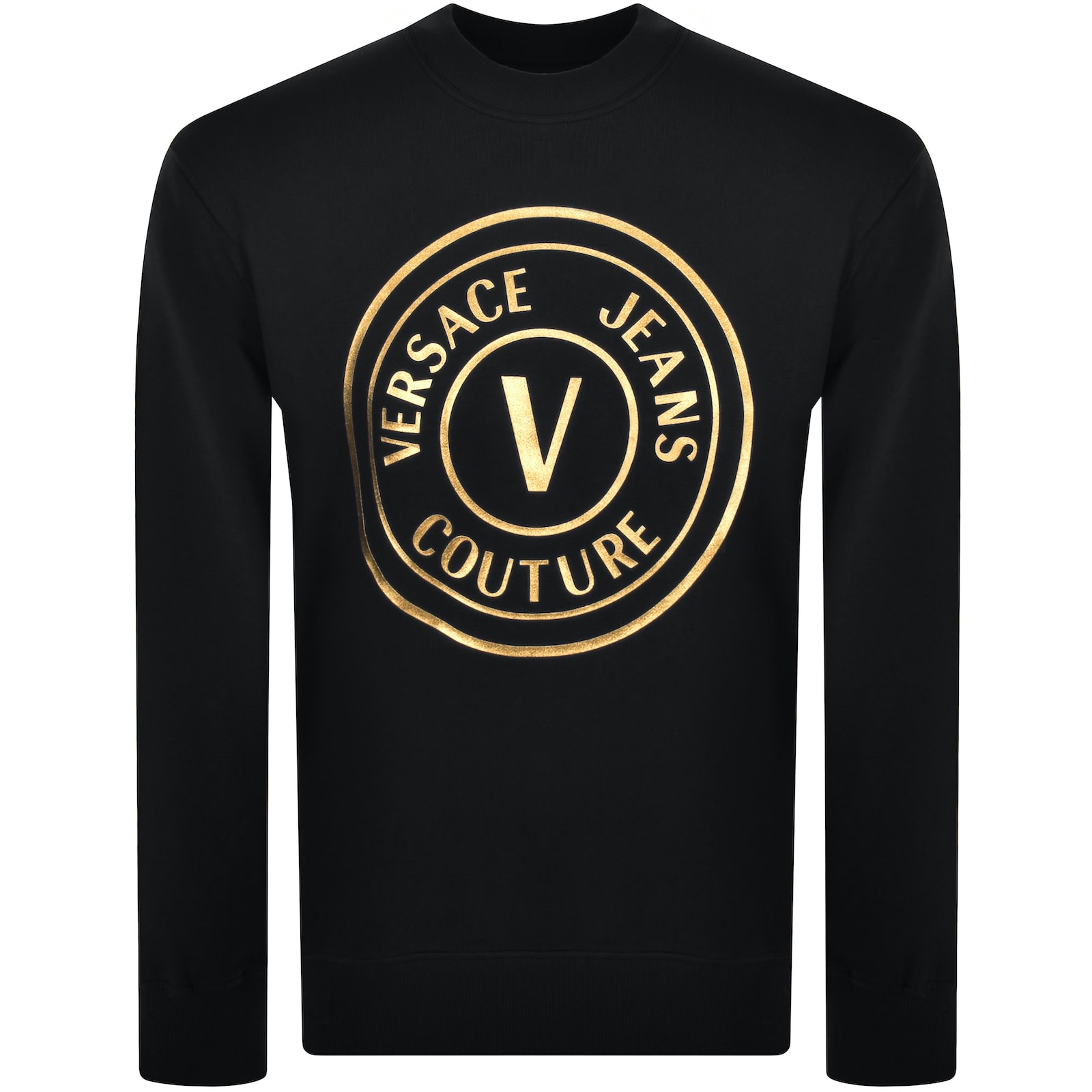 Versace Jeans Couture V Emblem Cotton Sweatshirt