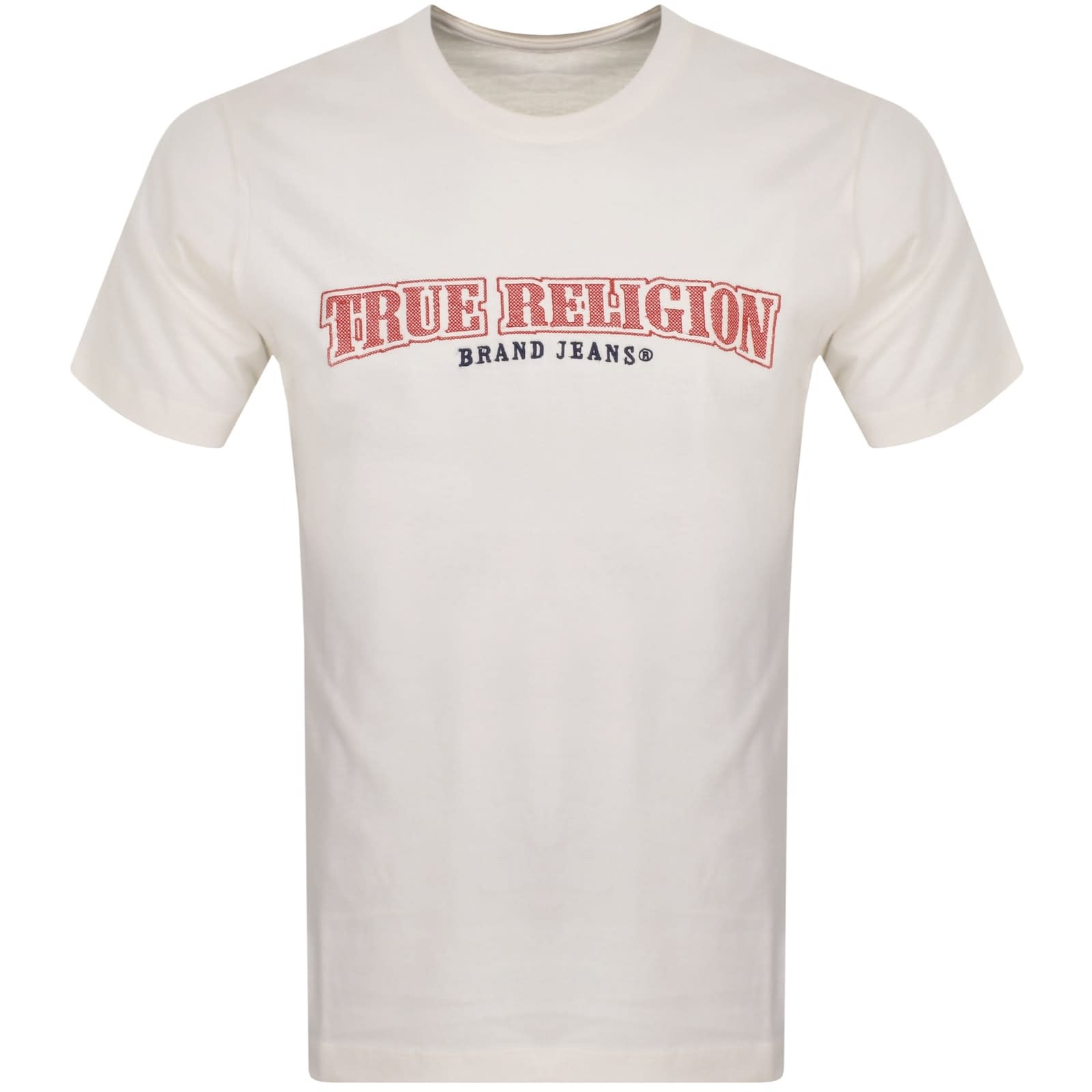 True Religion Cross Stitch Arch T Shirt White | Mainline