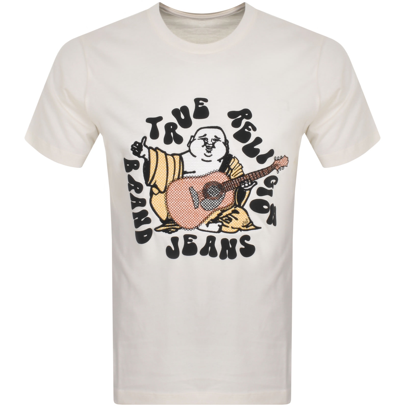 True Religion Hippie Buddha T Shirt White Mainline Menswear Denmark