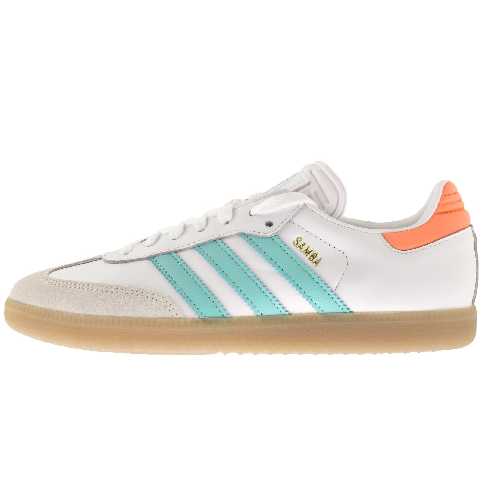 Mens white adidas samba trainers shop