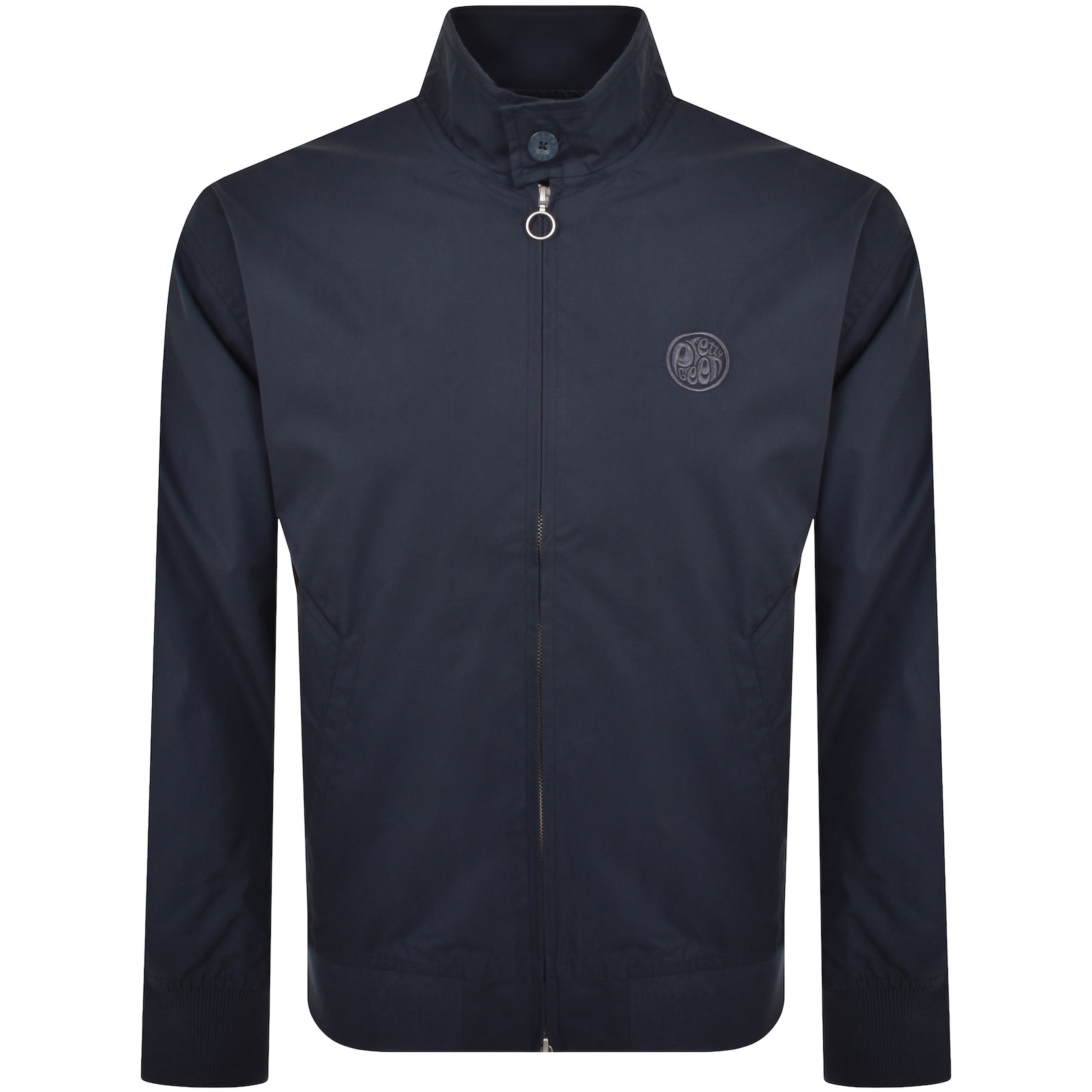 Pretty Green Walker Harrington Jacket Navy Mainline Menswear Australia