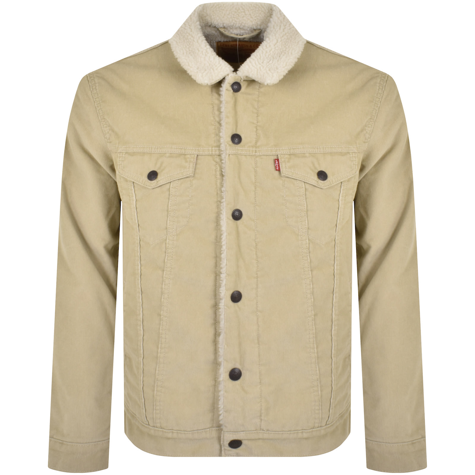 Levi's corduroy jacket brown sales